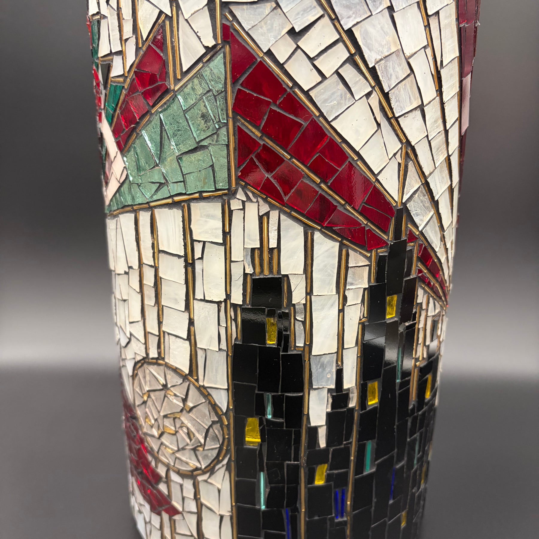 Myrtle – Handmade Art Deco Mosaic Votive