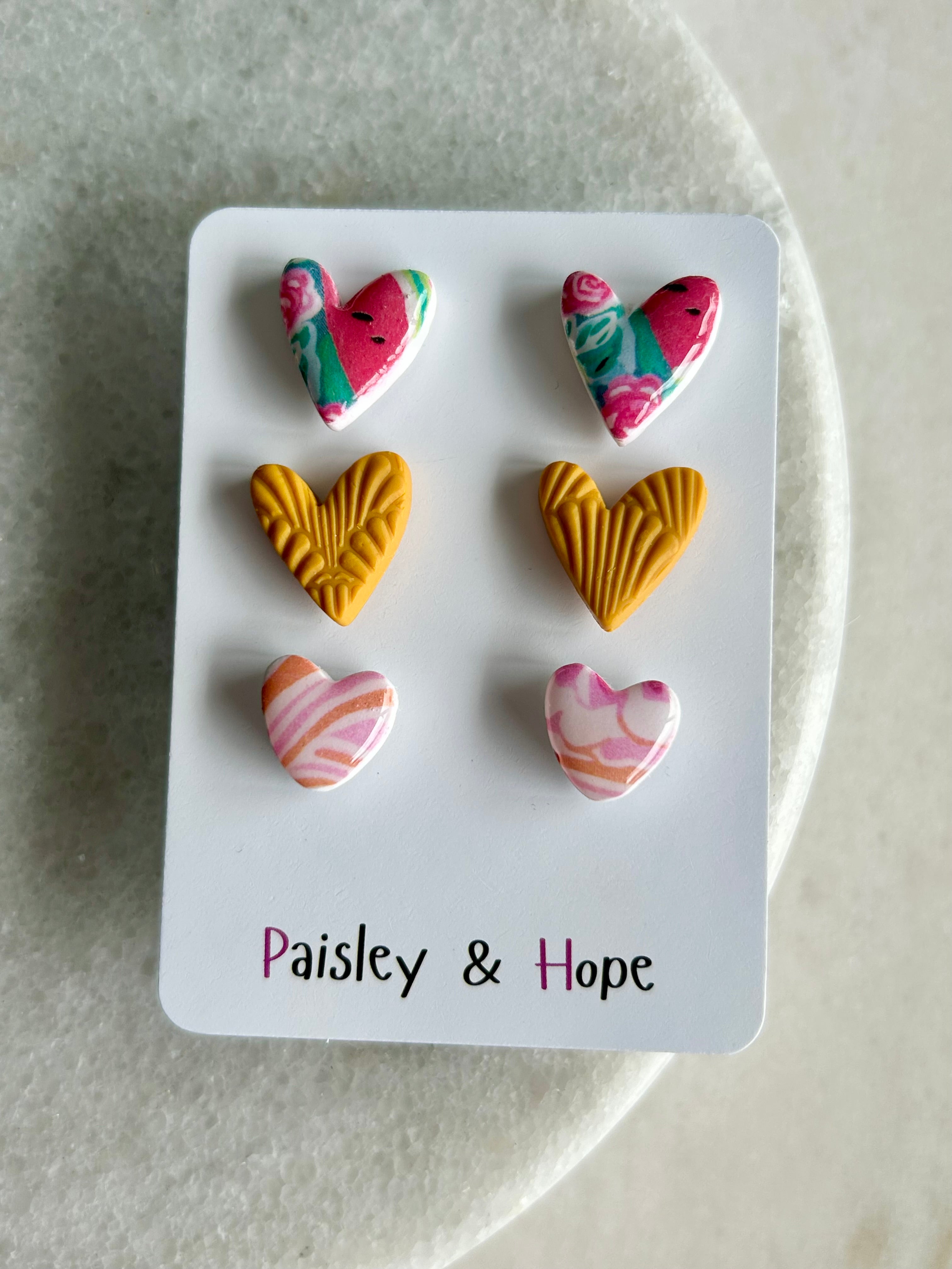 Polymer Clay Stud Pack - Choose design