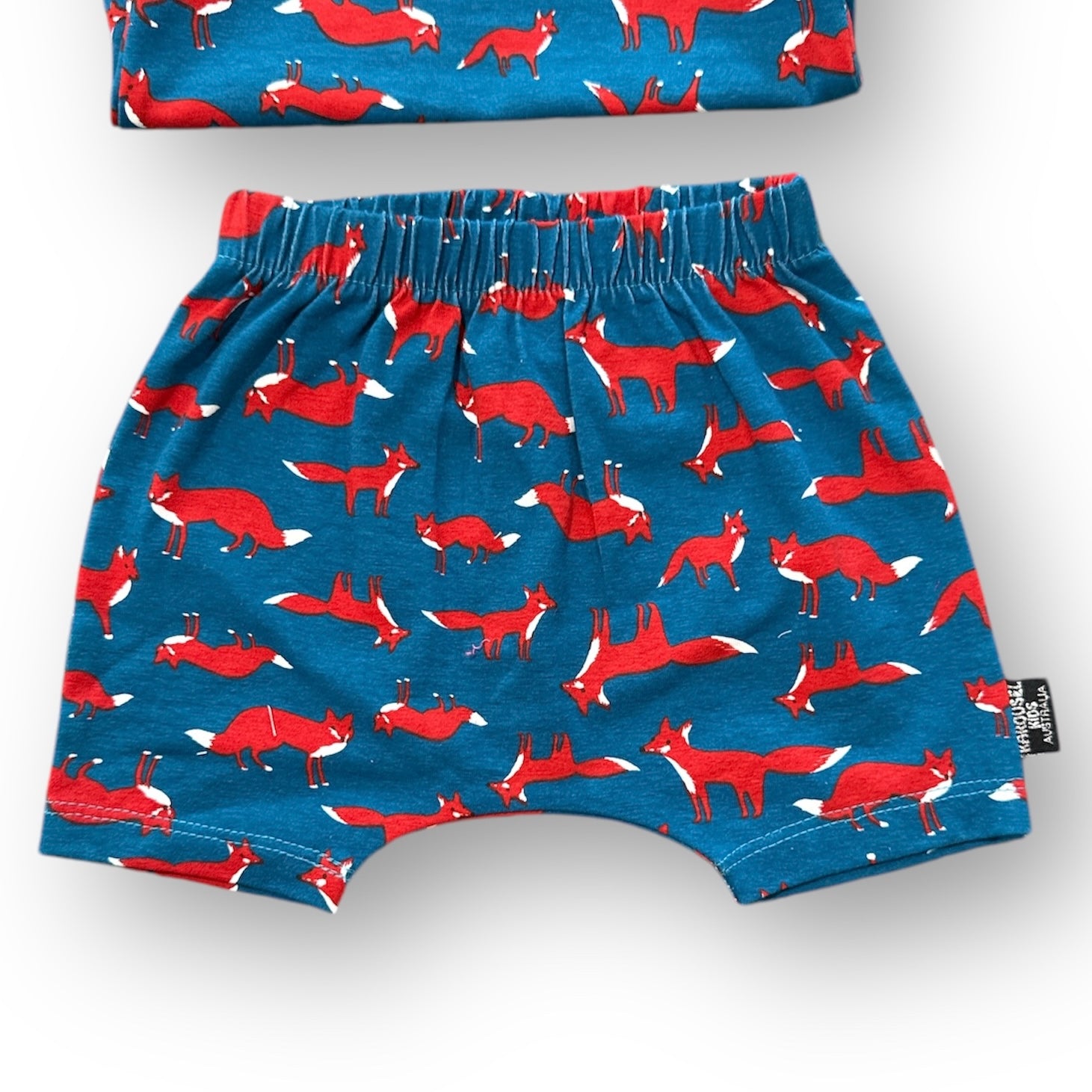 SIZE 000 Foxes Baby Singlet and Harem Shorts