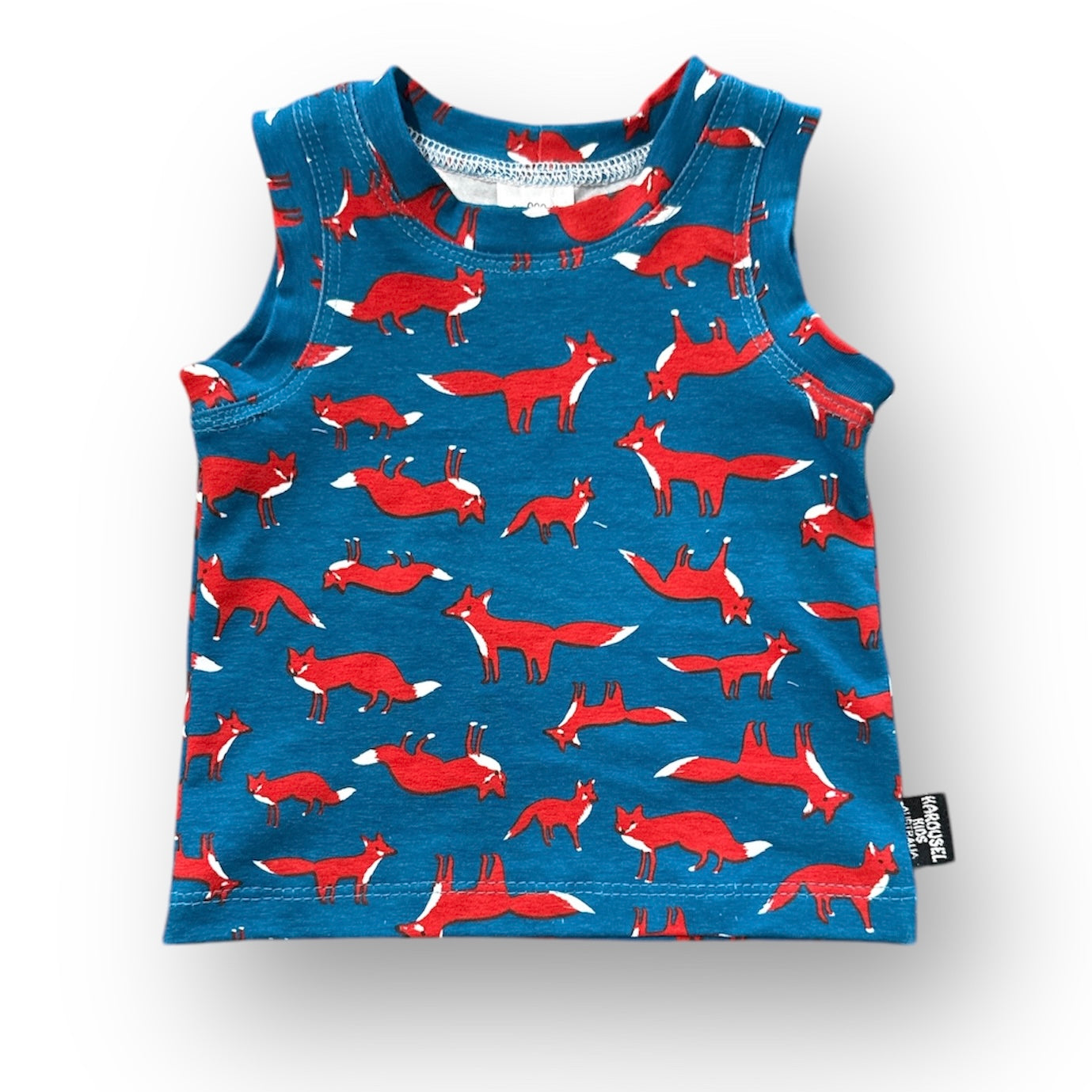 SIZE 000 Foxes Baby Singlet and Harem Shorts