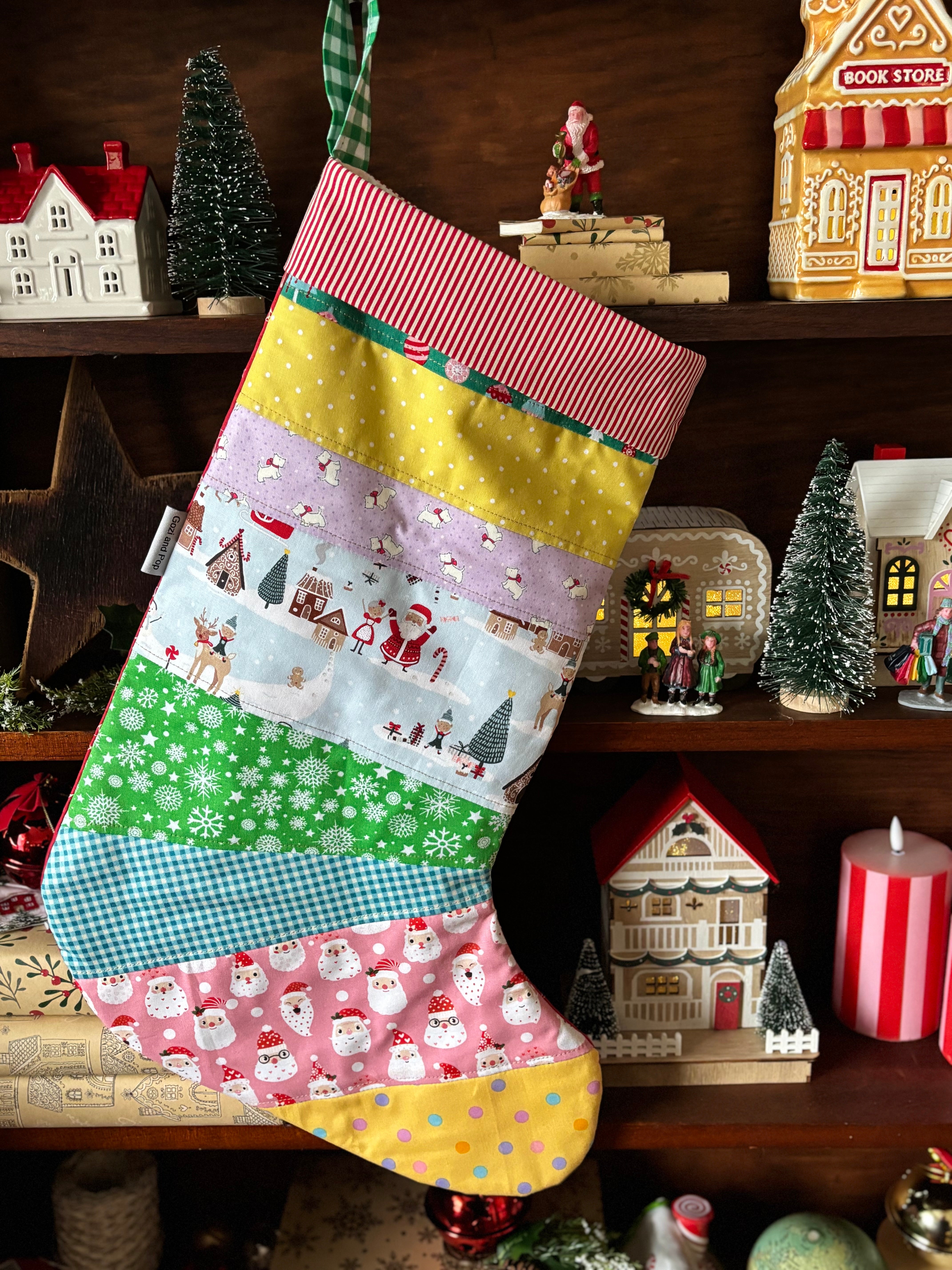 Christmas Santa Stocking Large Size