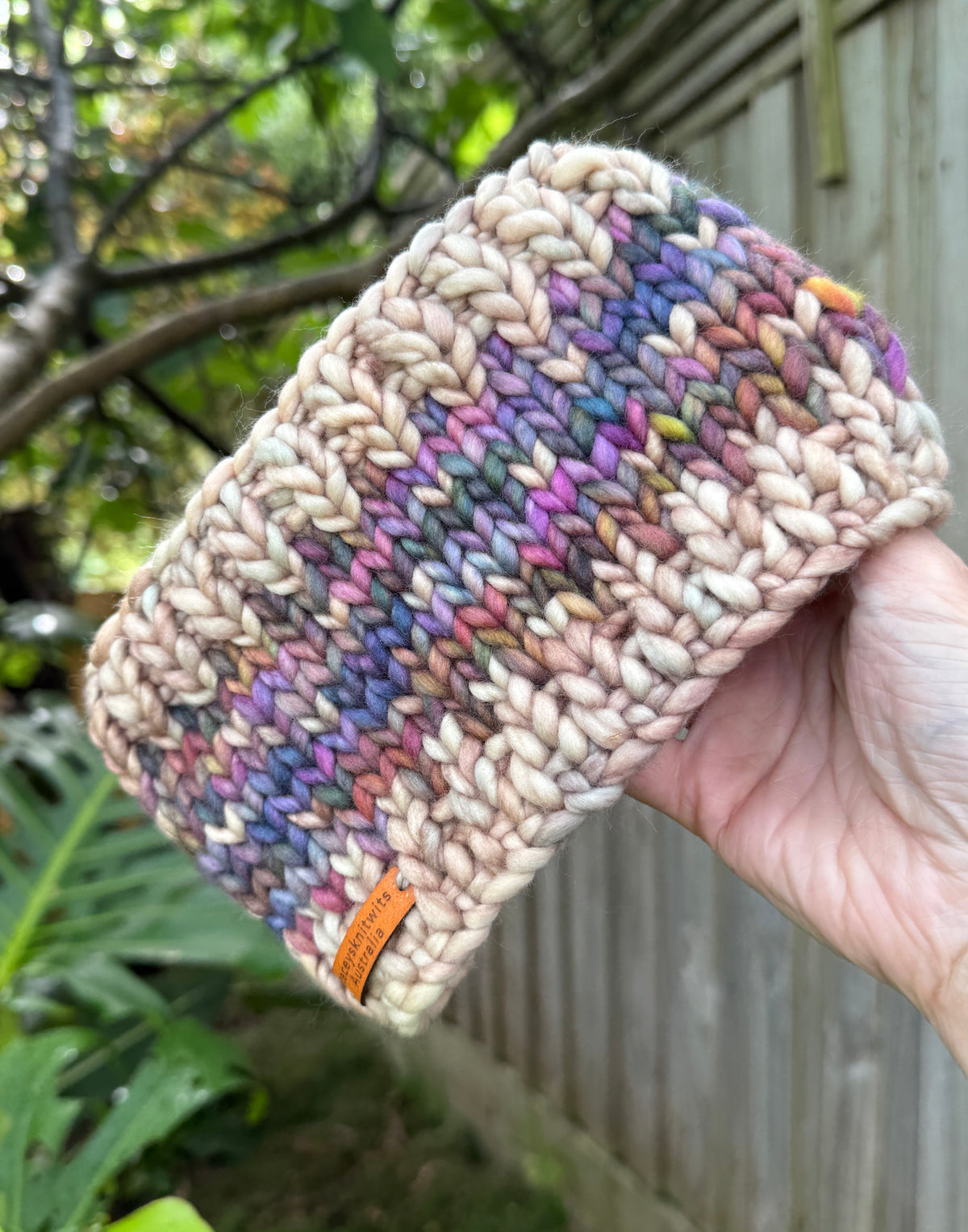 Stretchy Merino Headband, Knitted Earwarmers