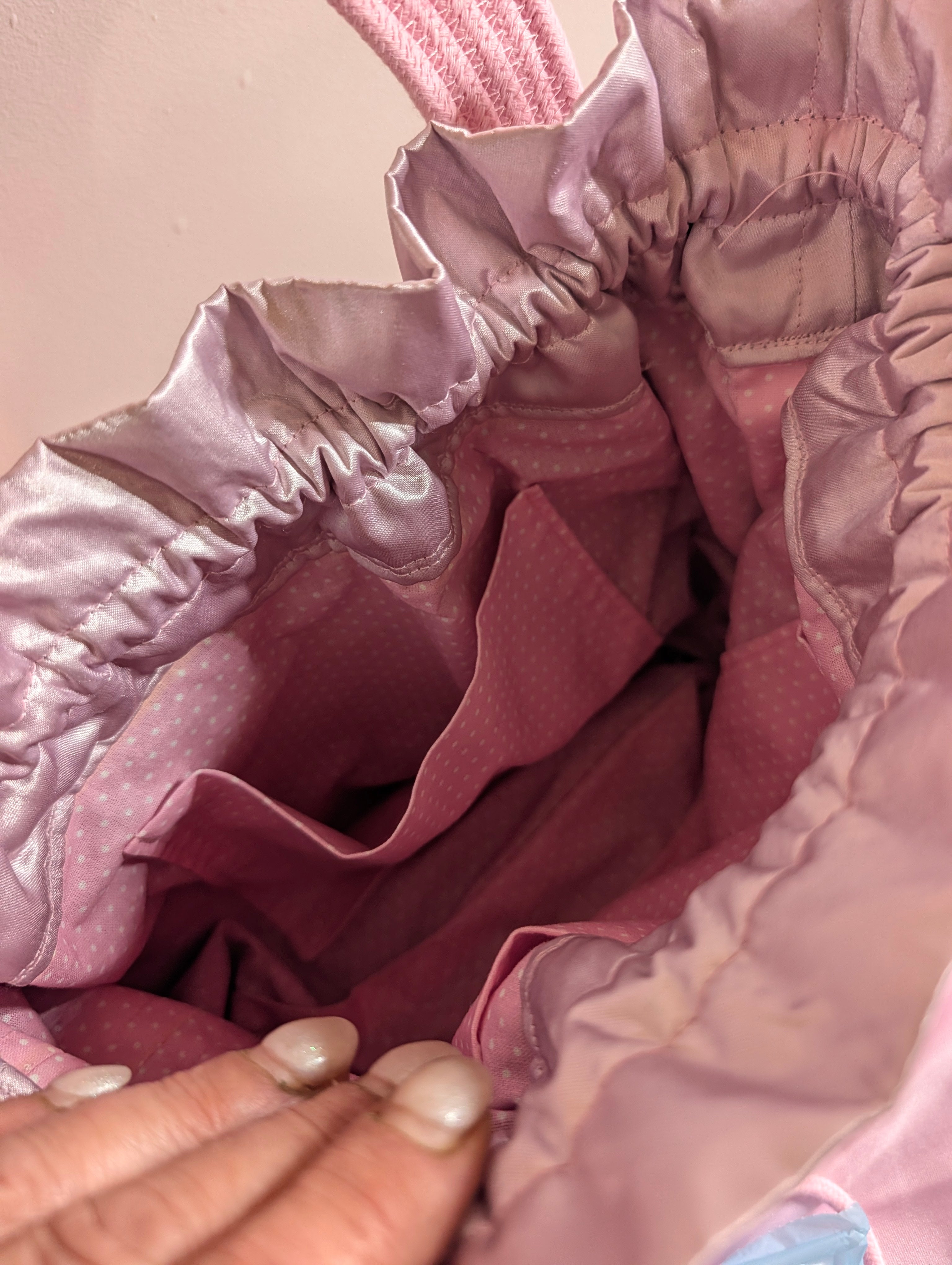 "Bloom" (M) Handmade Cotton Cord Bag