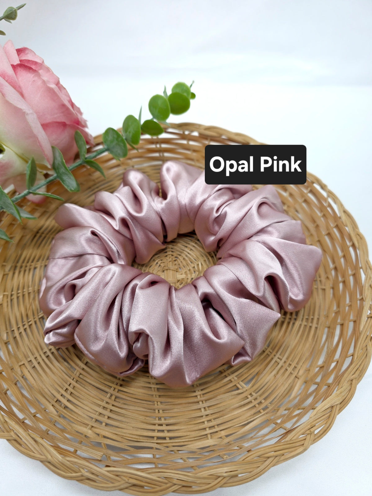 Extra Large Satin Scrunchie, Ponytail Holder, Oversized Hair Ties
