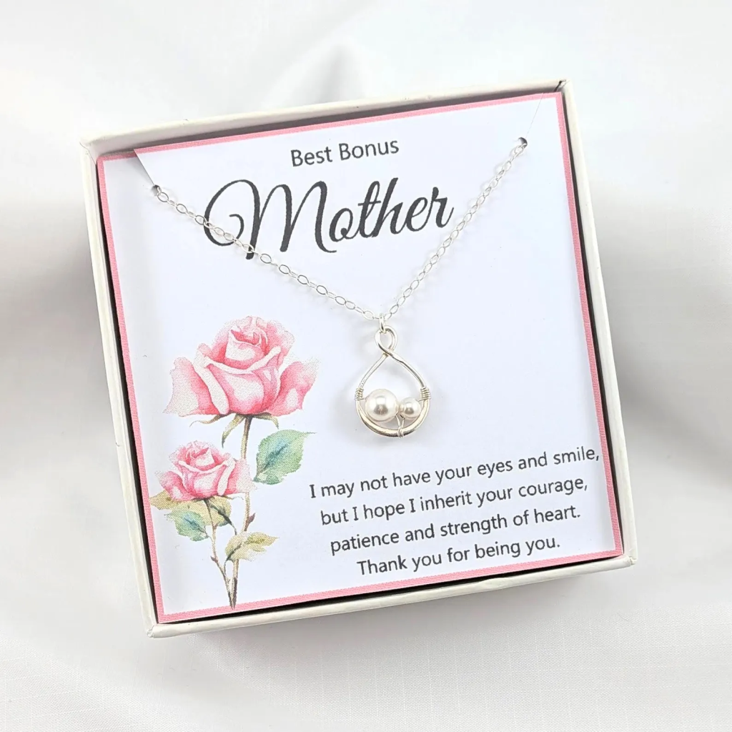 Bonus Mother  Necklace, Choose Your Personalized Design,Mothers Day