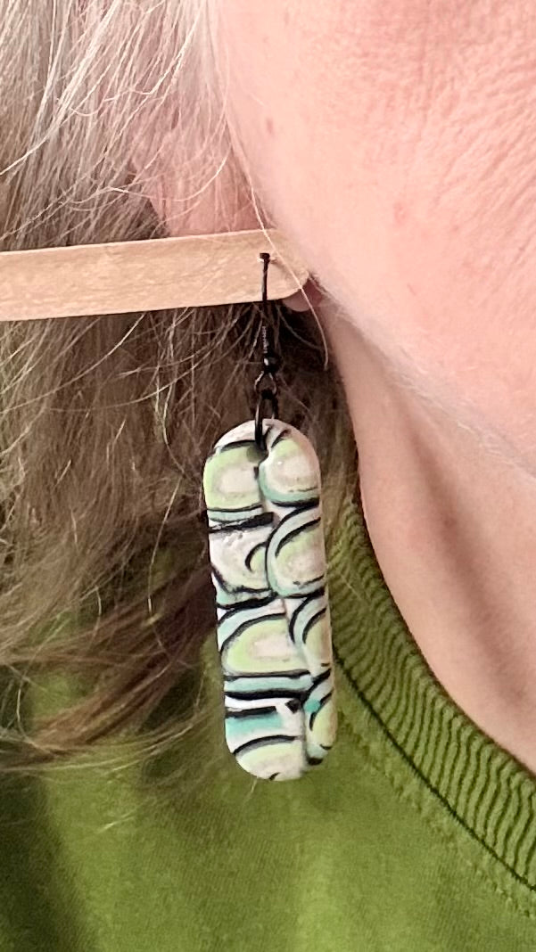 The Off Pattern Collection | Long Dangle Earrings