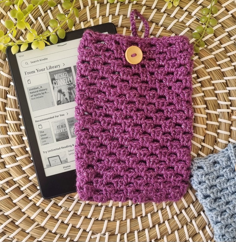 Crochet Kindle Sleeve | Various Colours