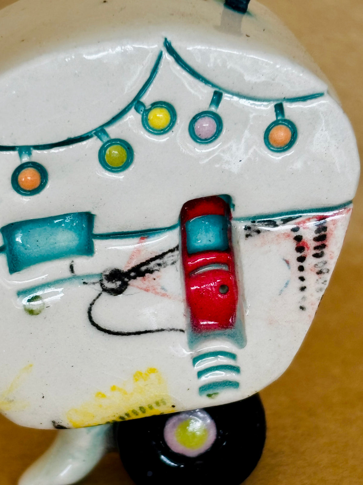 Small Retro Collectable Ceramic Caravan 11