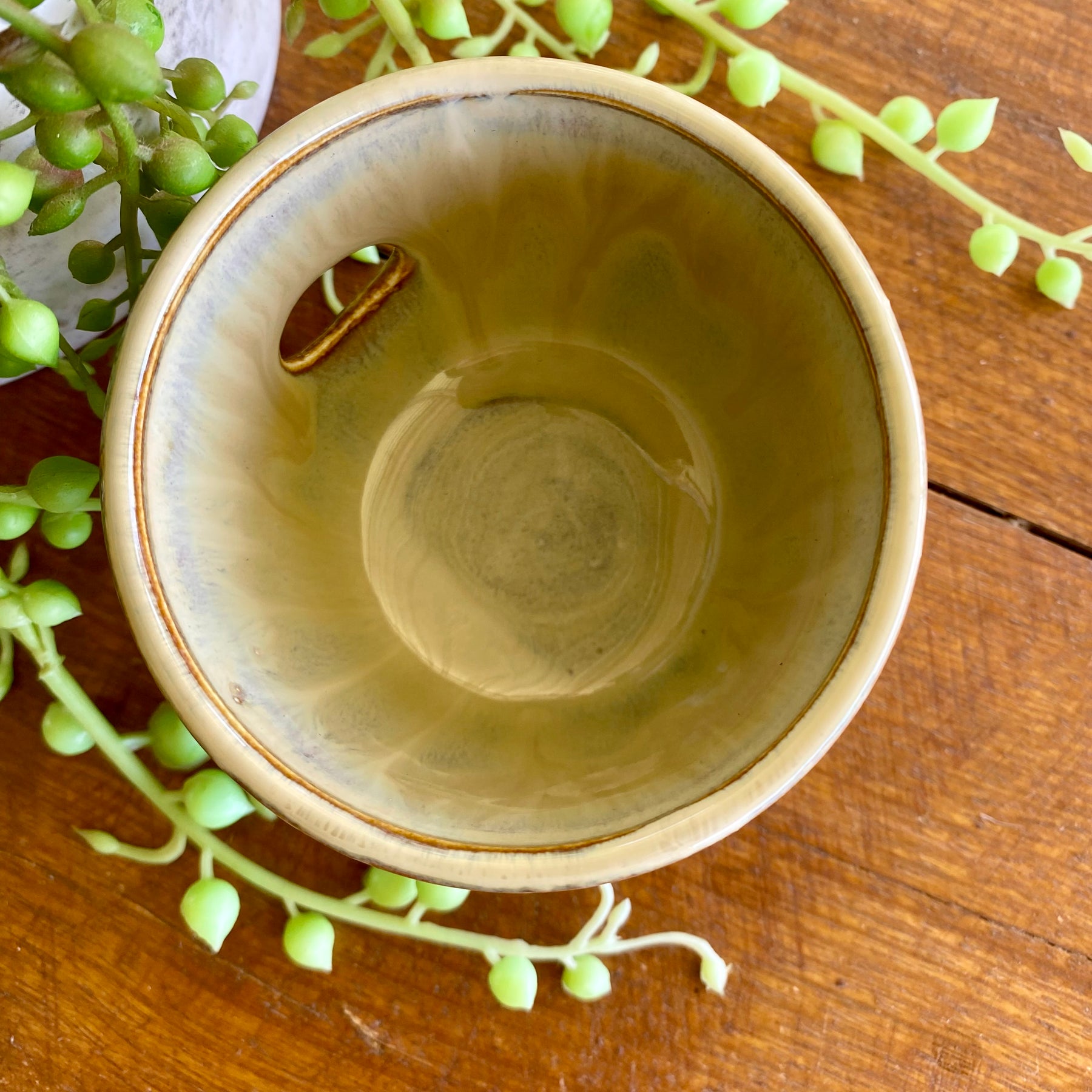 Handmade Ceramic Egg White Separator Cup