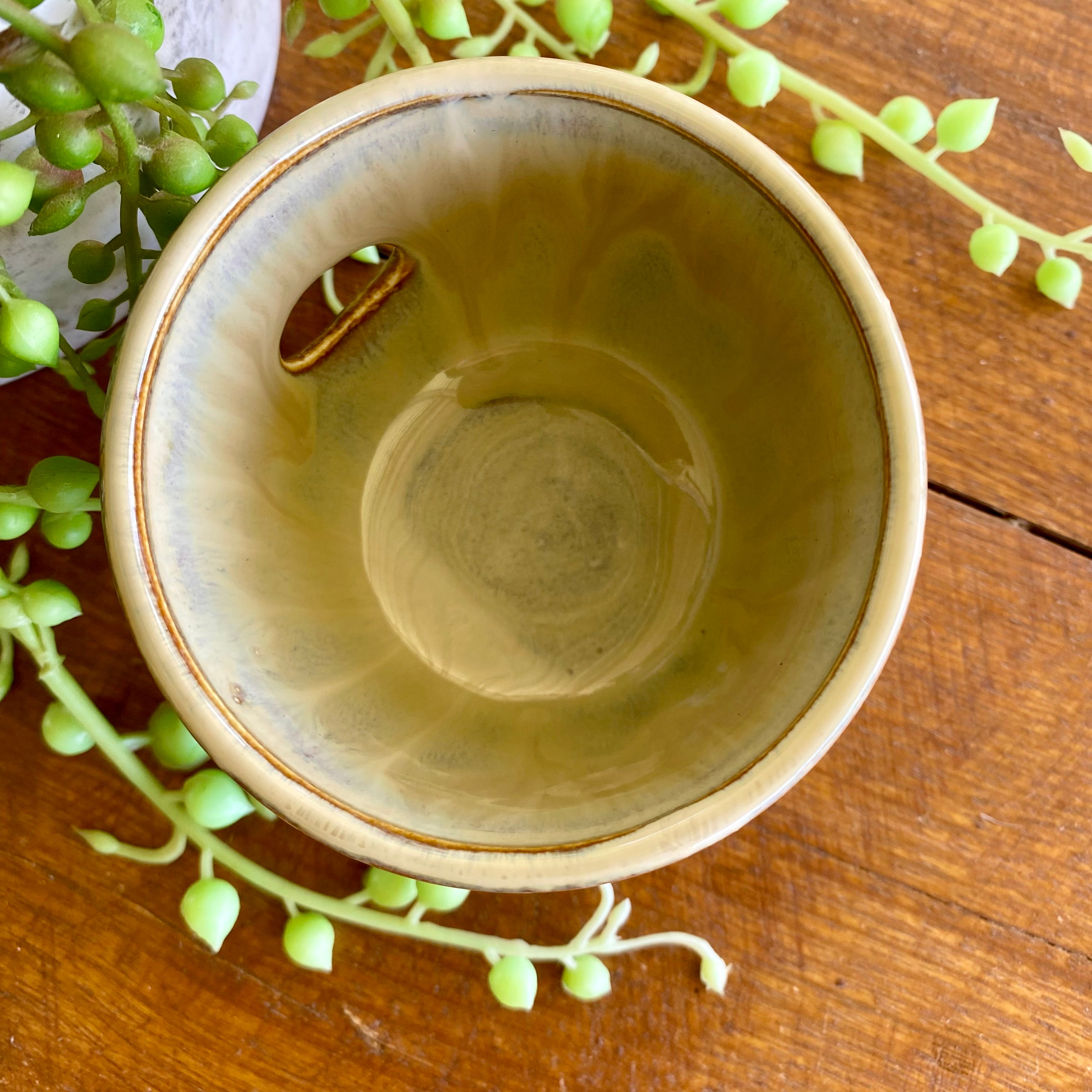 Handmade Ceramic Egg White Separator Cup