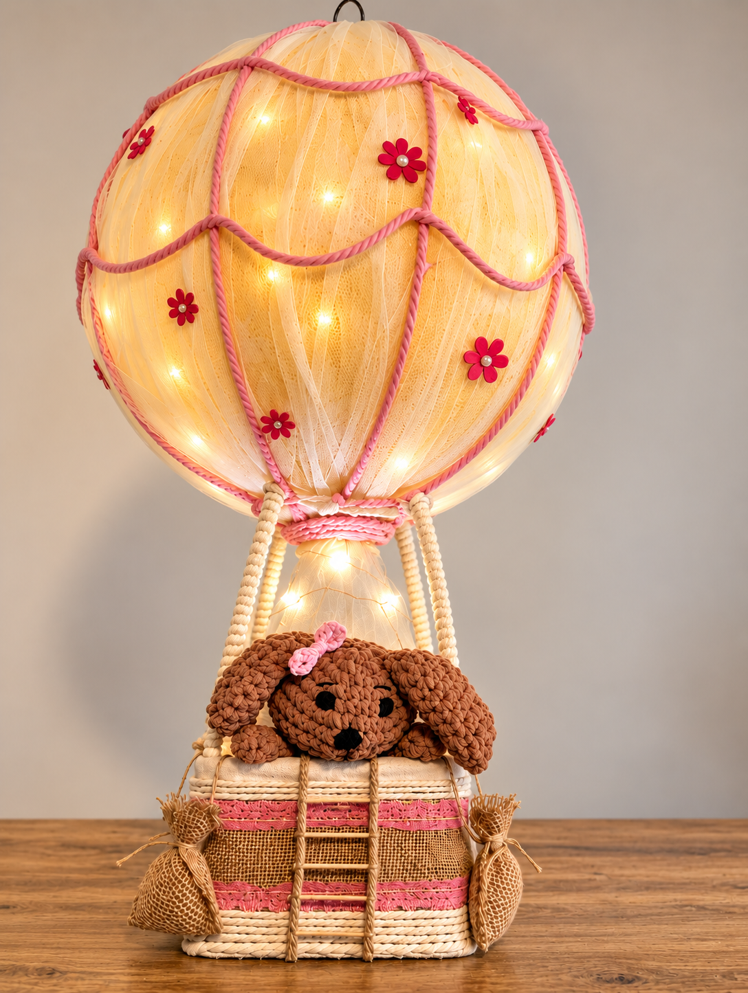 Puppy hot air balloon