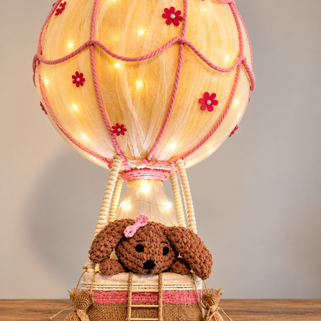 Puppy hot air balloon