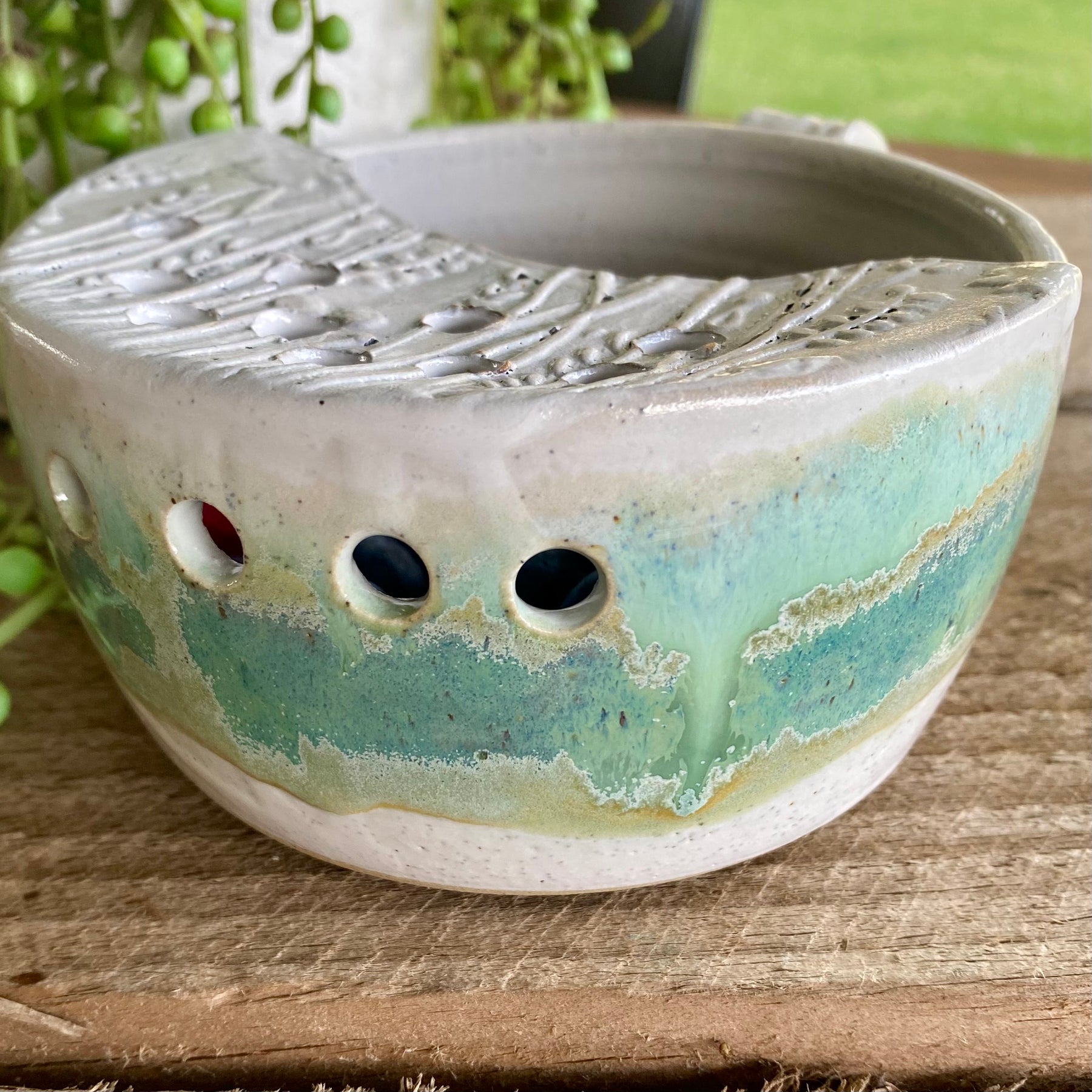 Ceramic Berry Strainer | Handmade Pottery