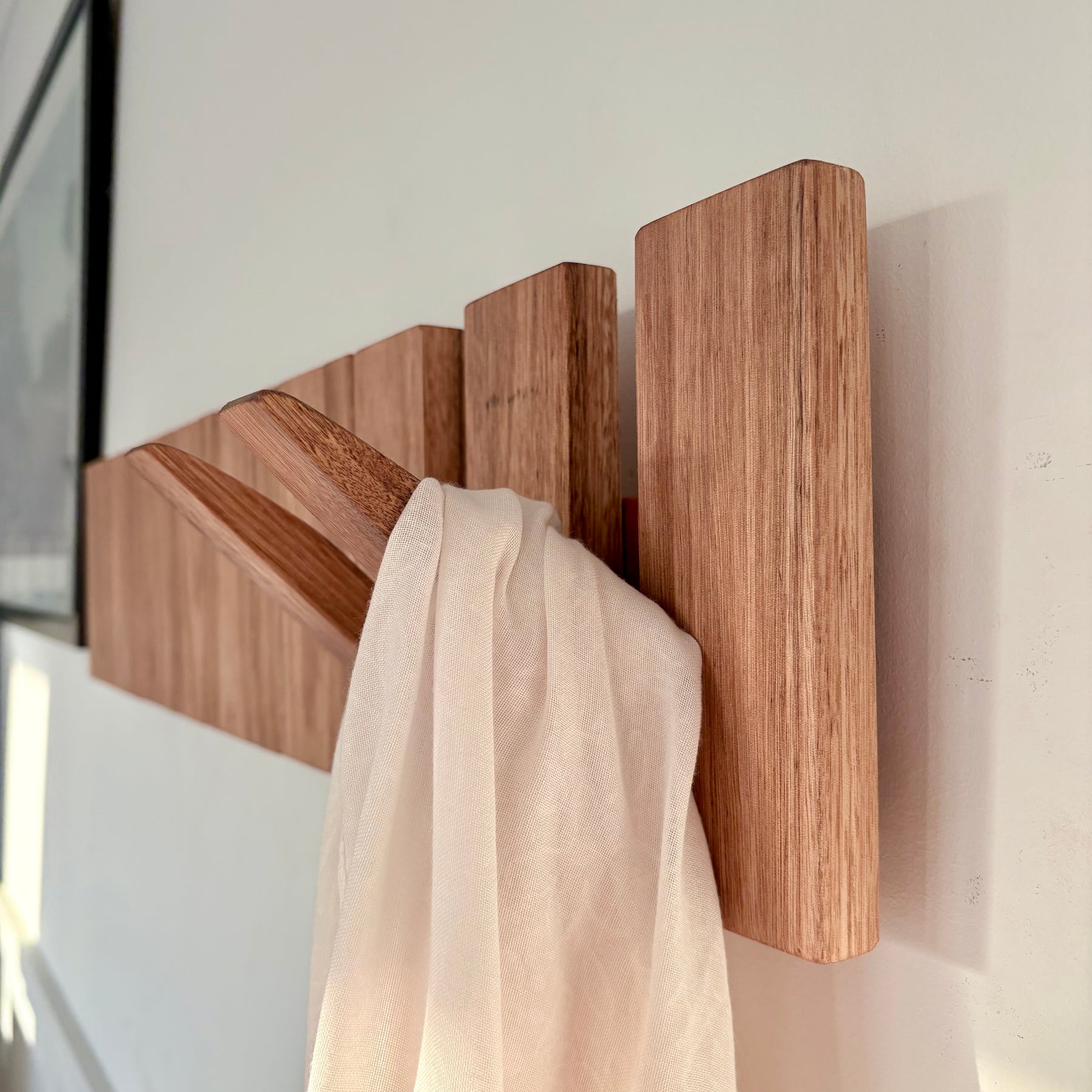 Silver top ash Horizon line coatrack
