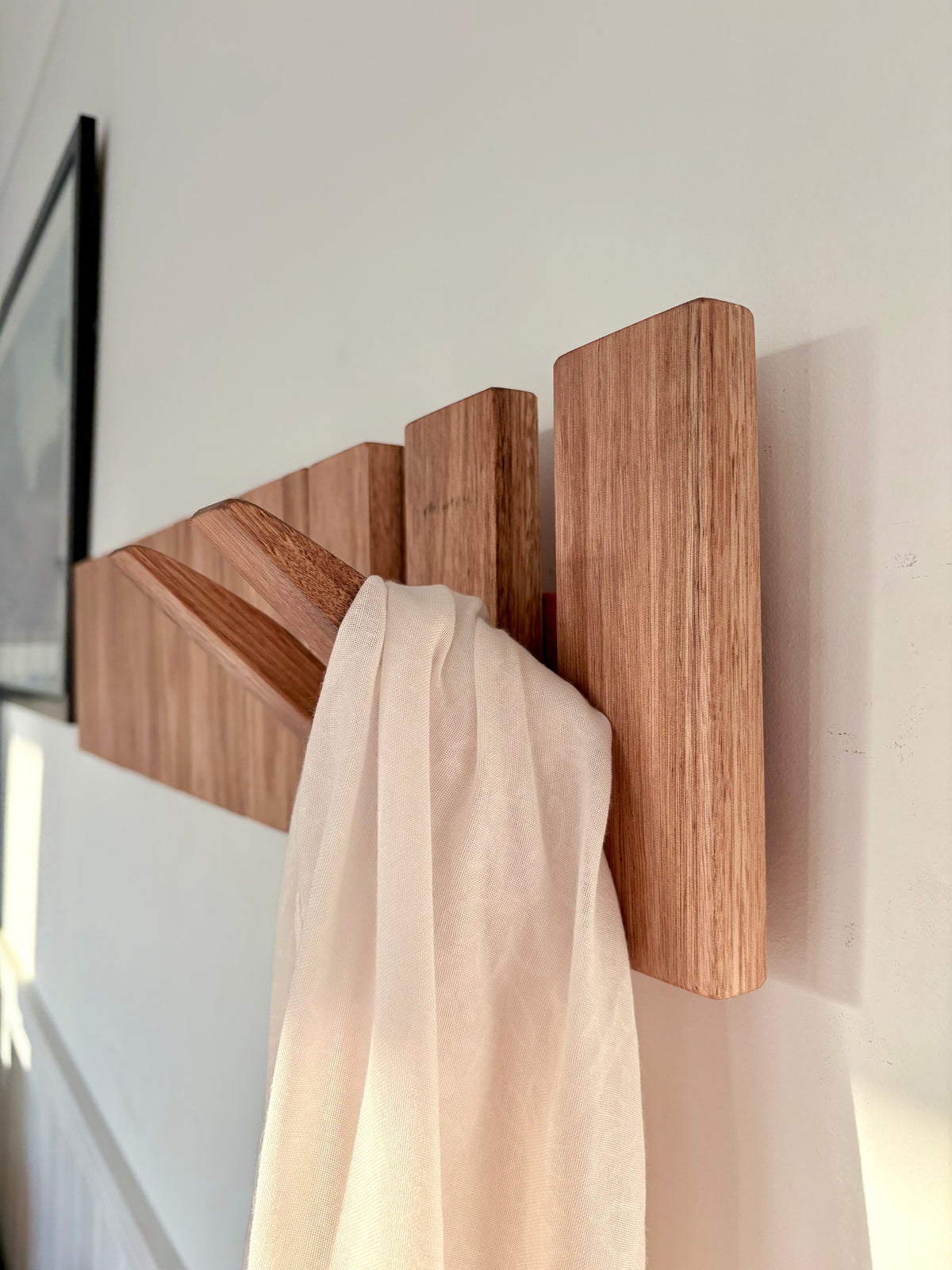 Silver top ash Horizon line coatrack