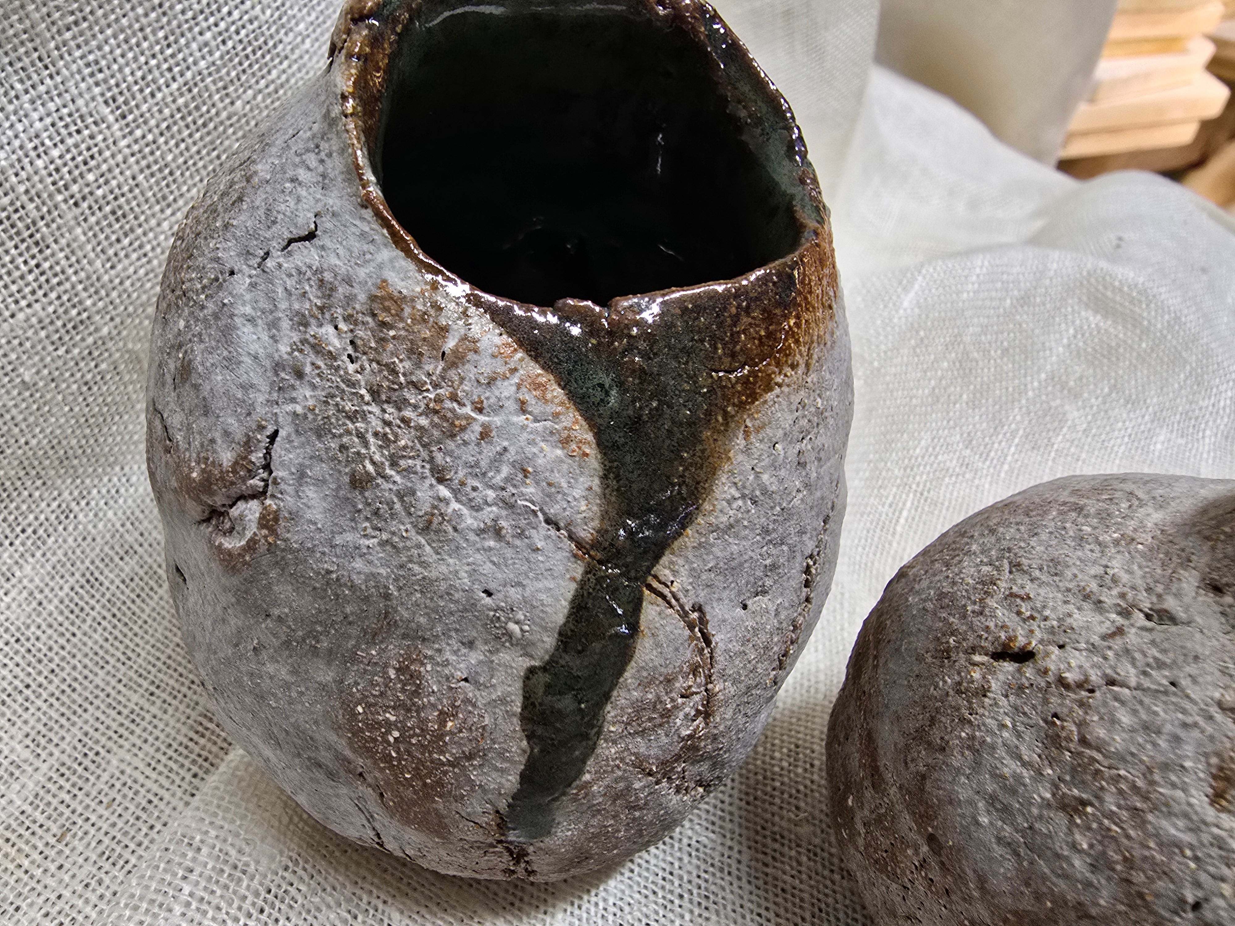 Rustic bud vases set of 2