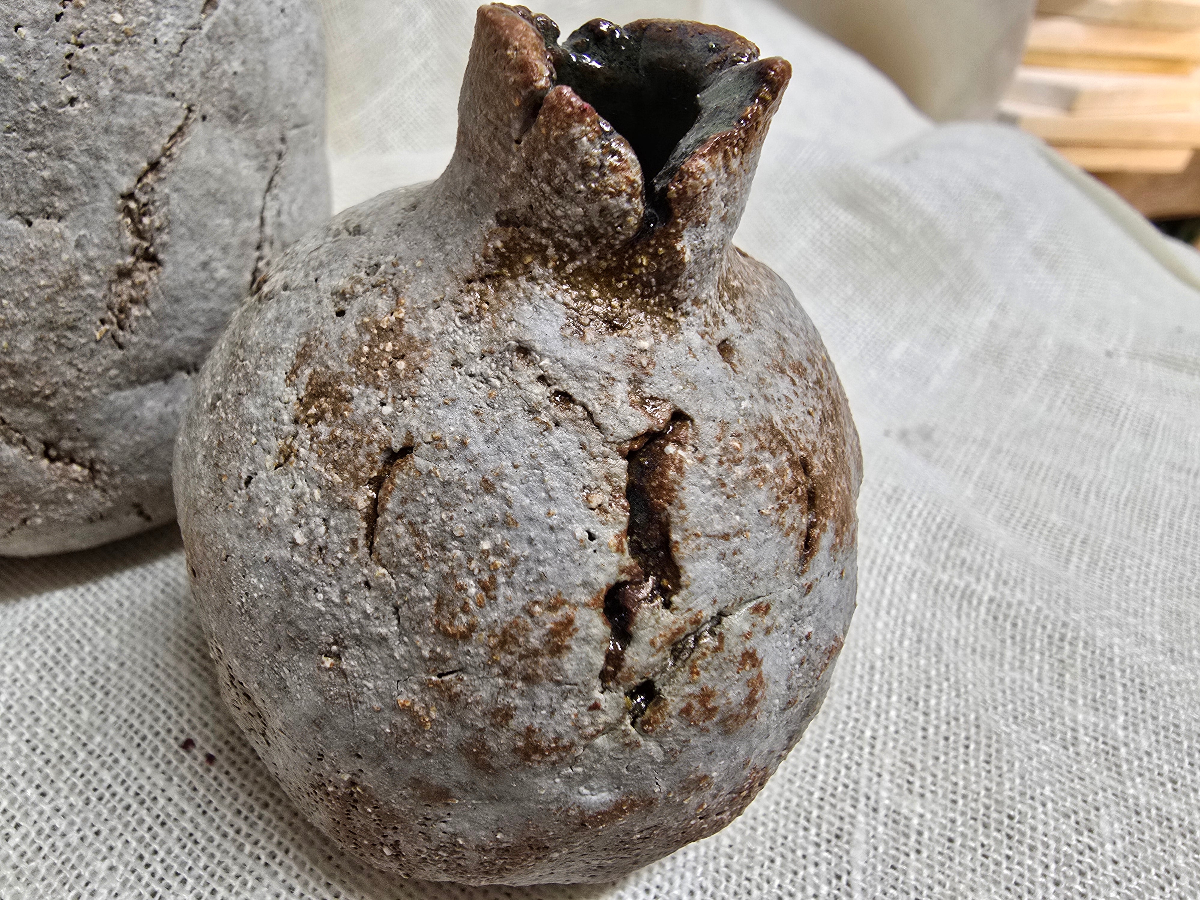 Rustic bud vases set of 2