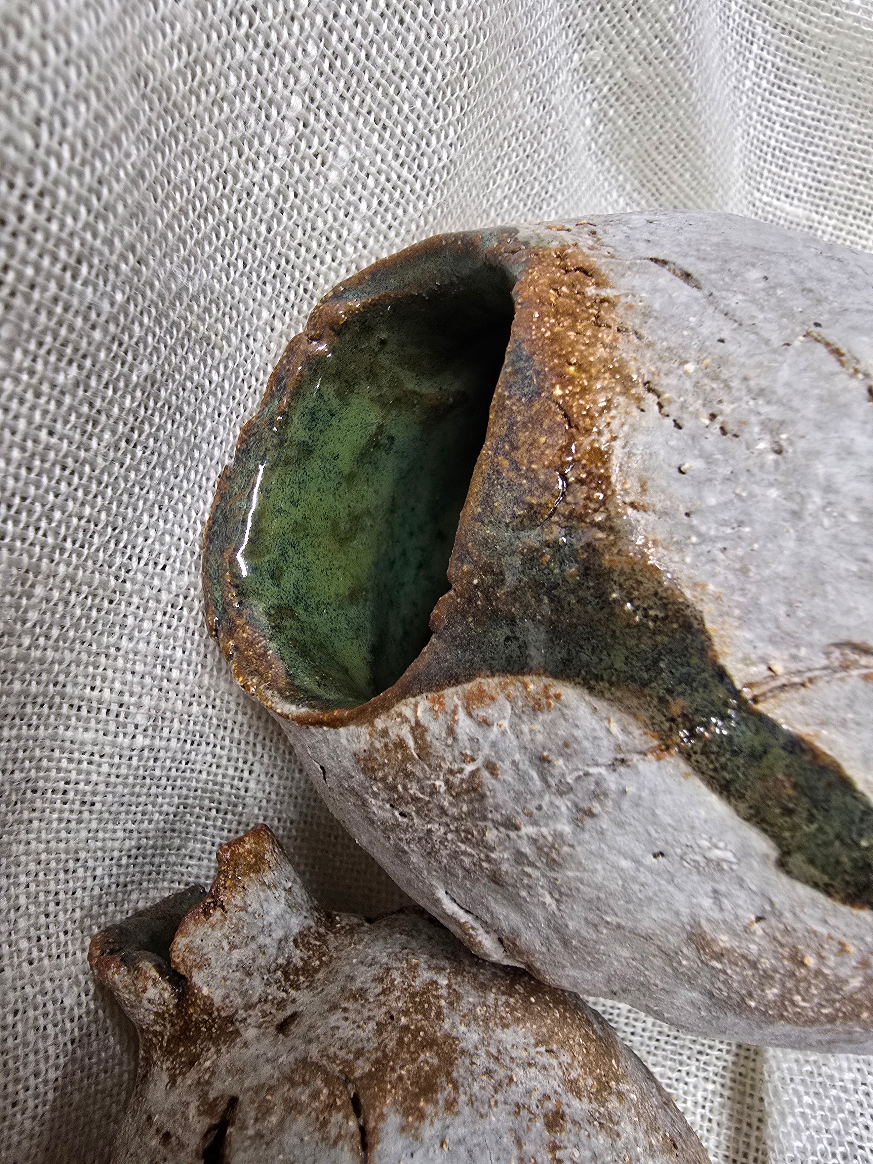 Rustic bud vases set of 2