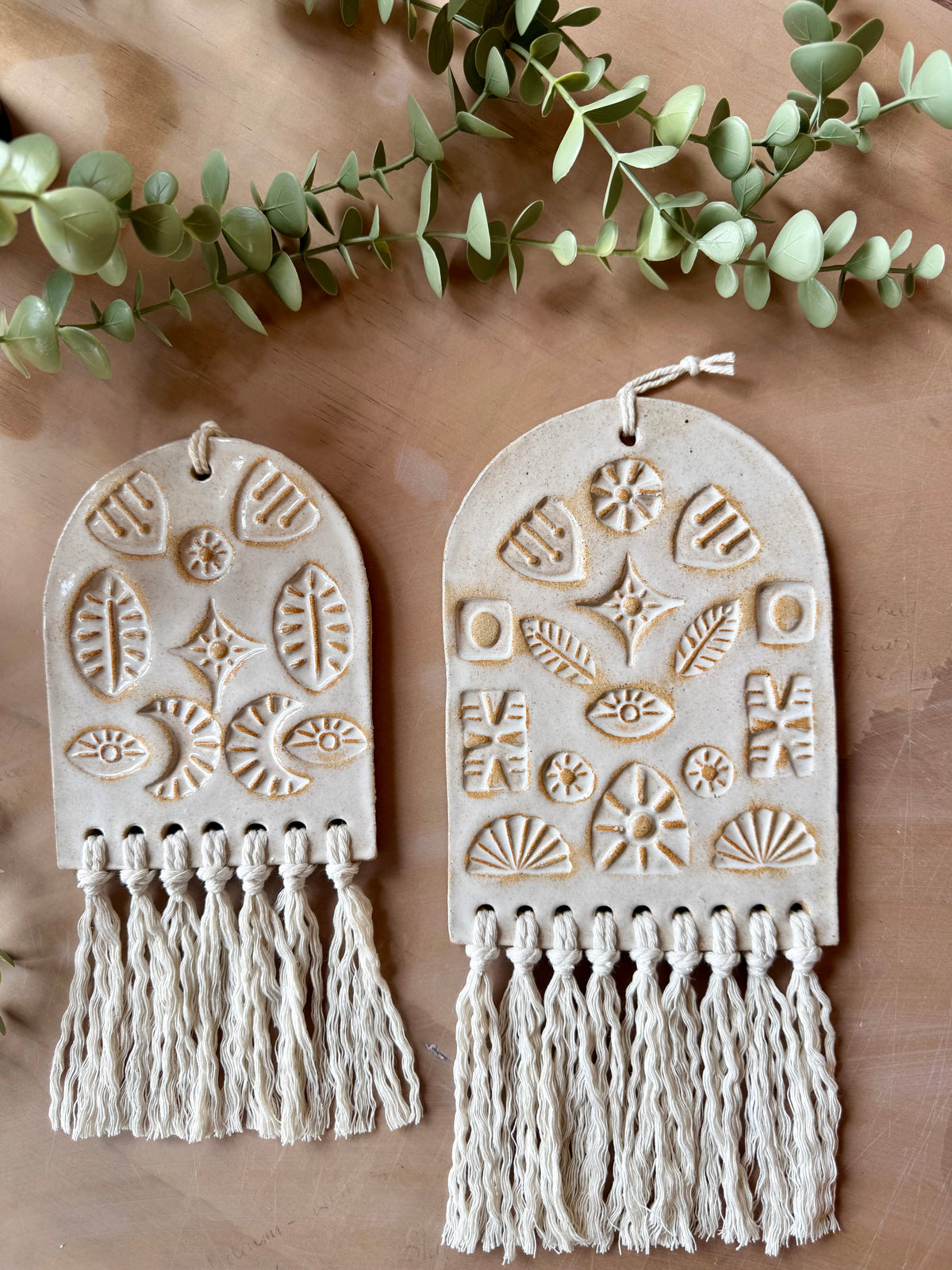 Ceramic Wall Art Tablet Duo