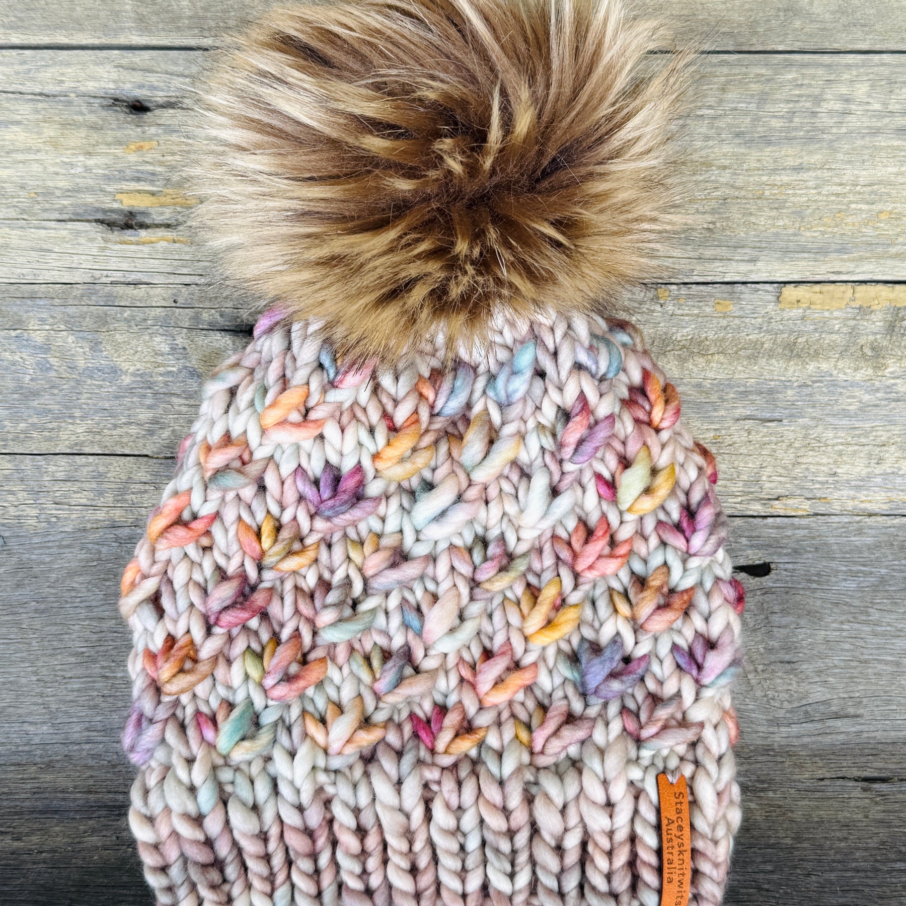 Custom Order - Lotus Flower Beanie & Matching Handwarmers