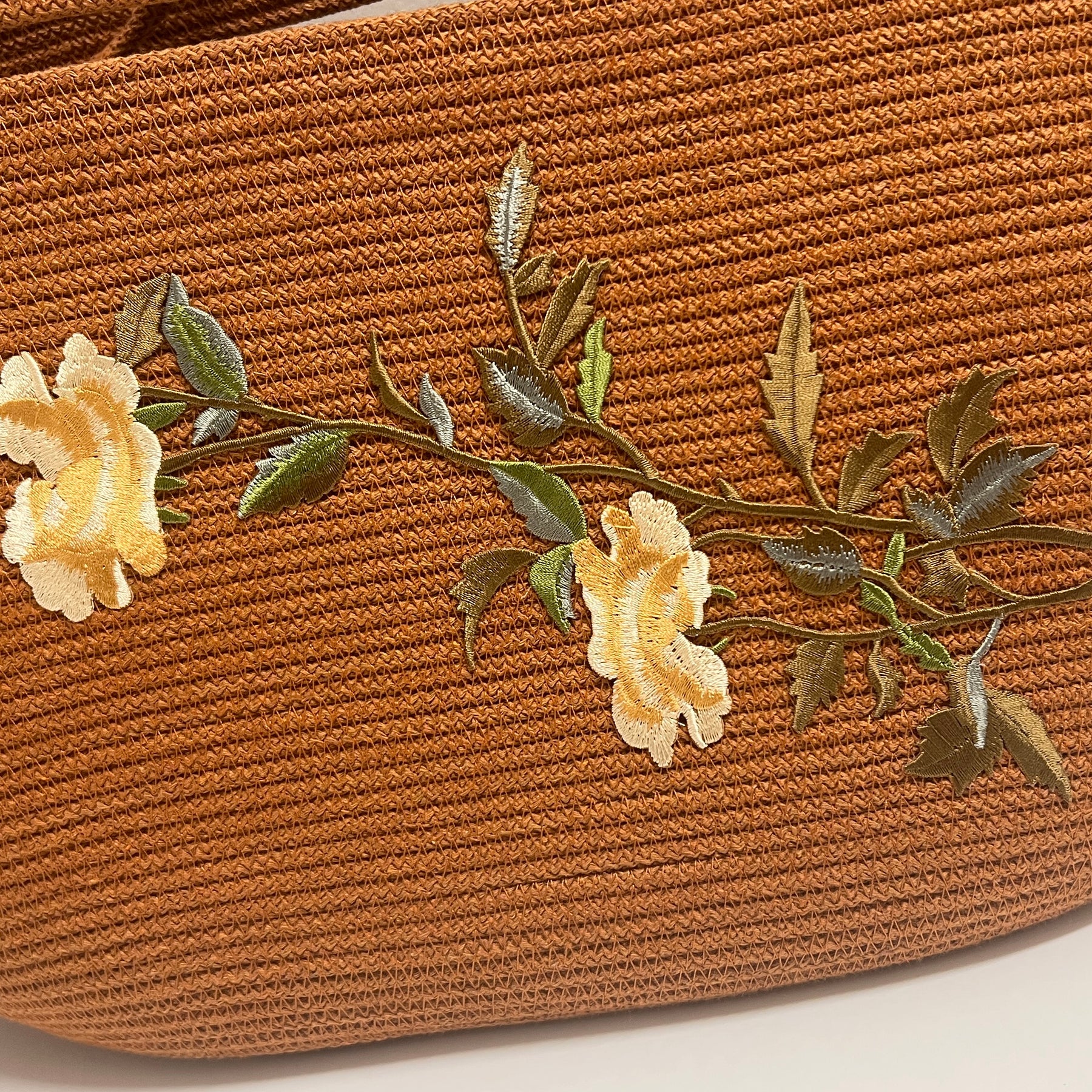 Floral rope bag