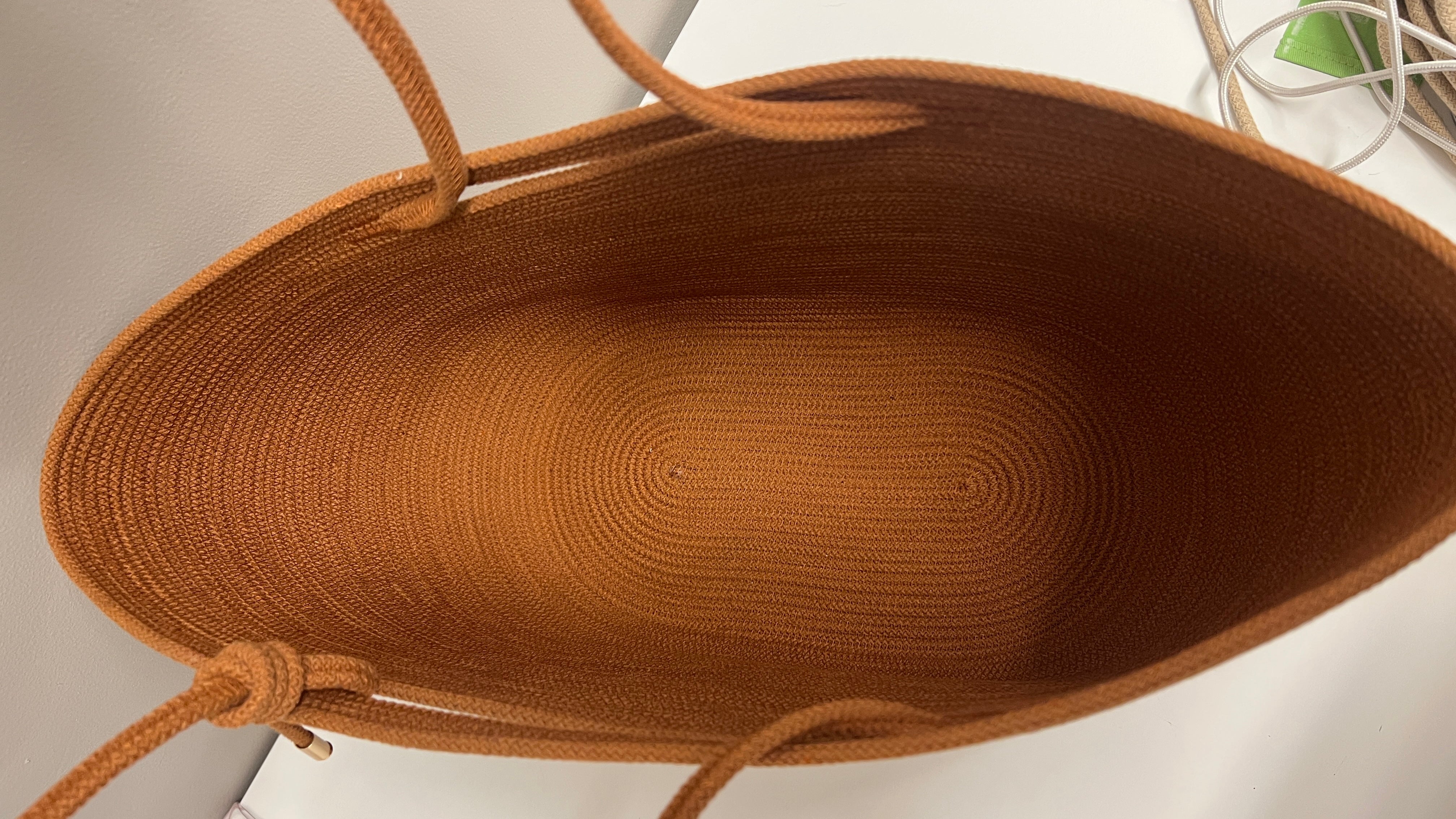 Floral rope bag
