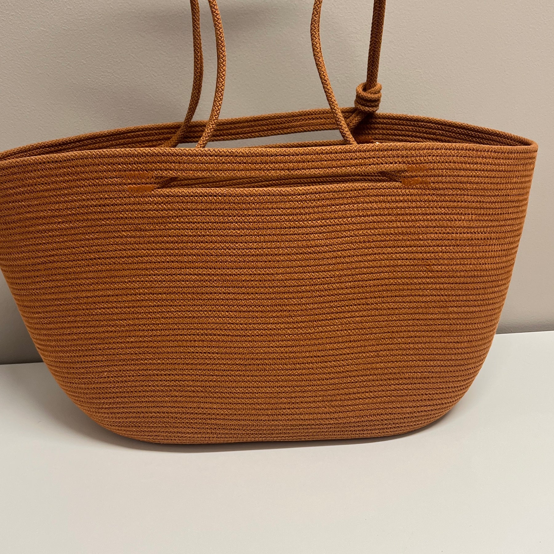 Floral rope bag