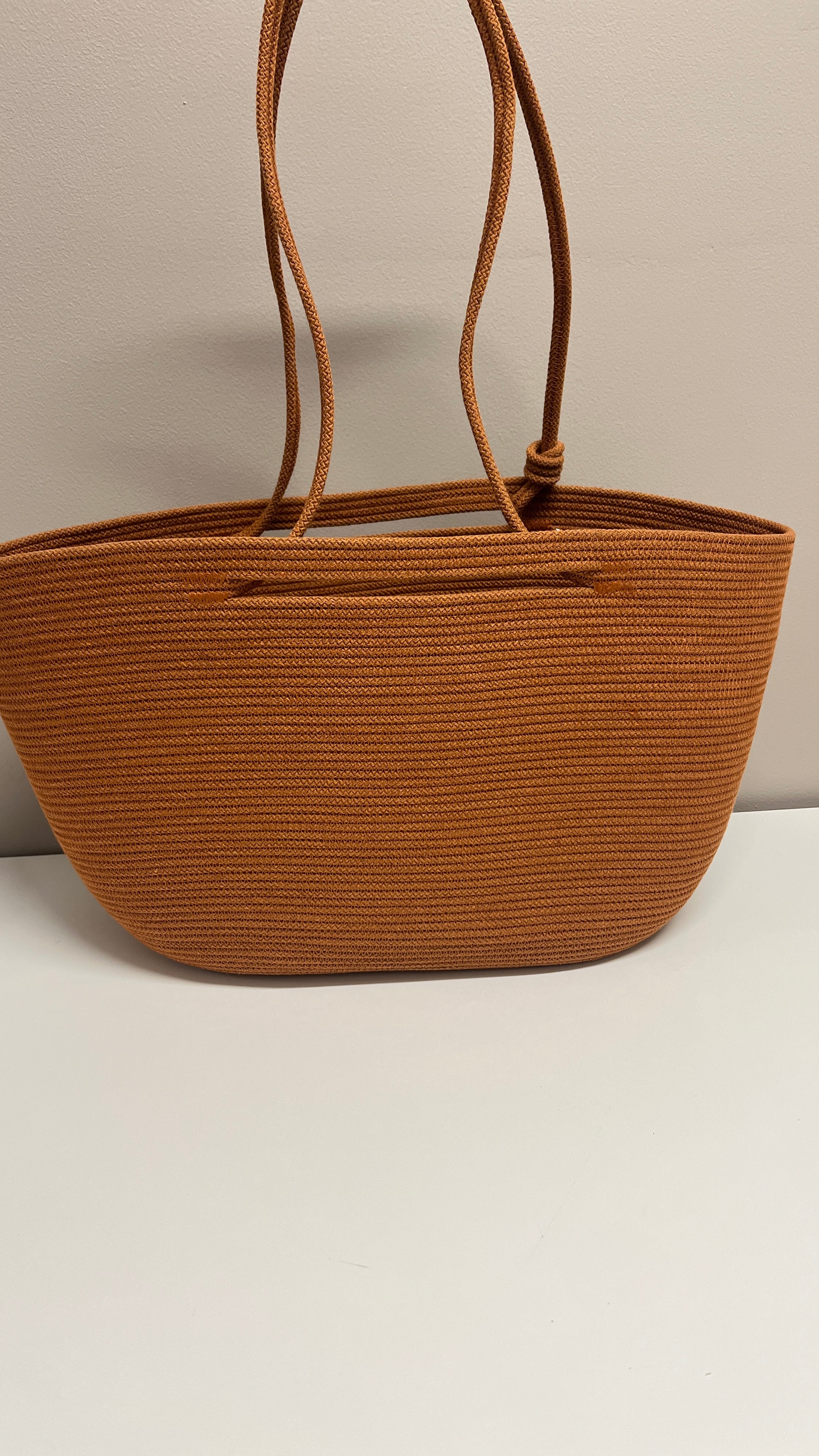 Floral rope bag