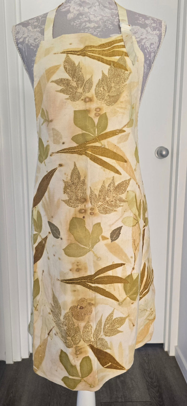 Eco Printed Botanical Apron