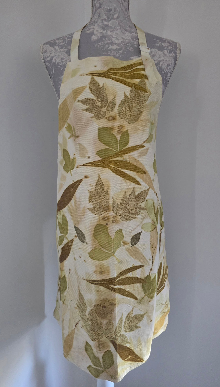 Eco Printed Botanical Apron
