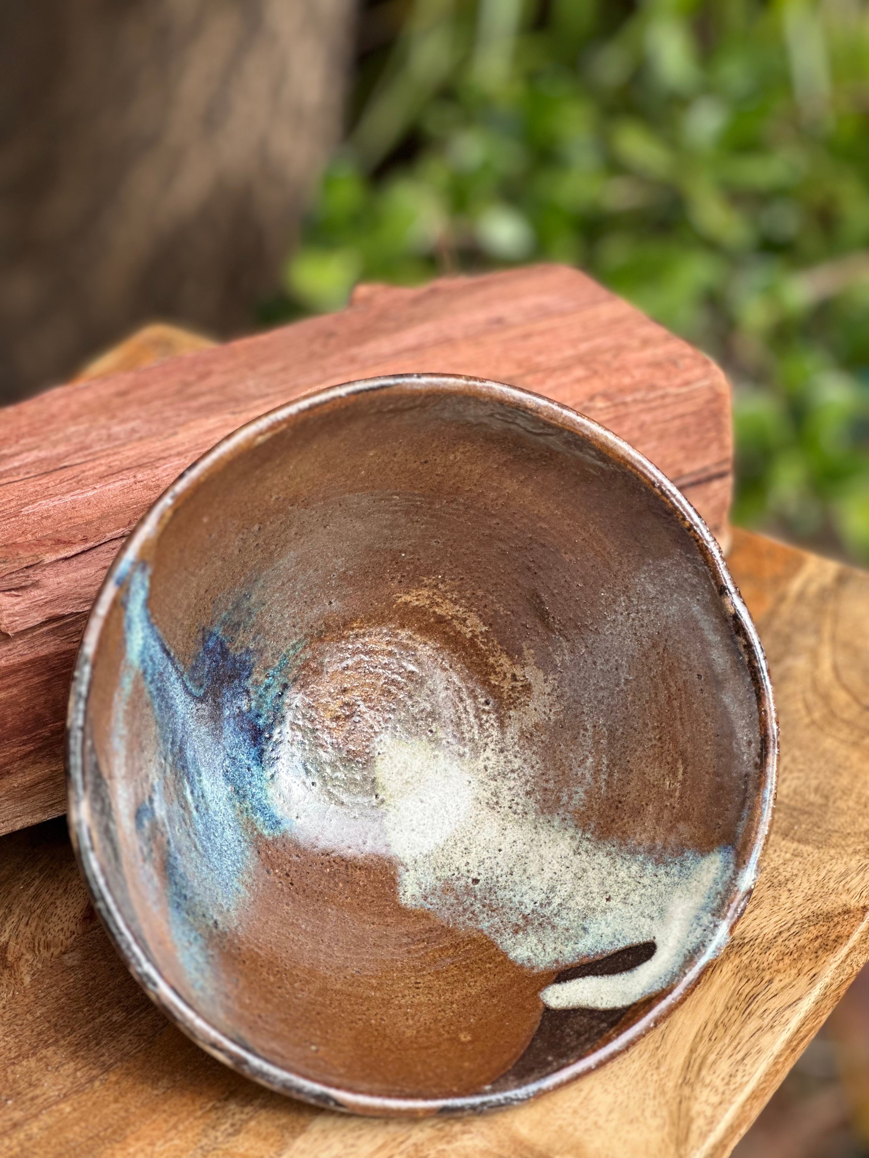 Geraldton Wax Handmade Ceramic Bowl - 19cm