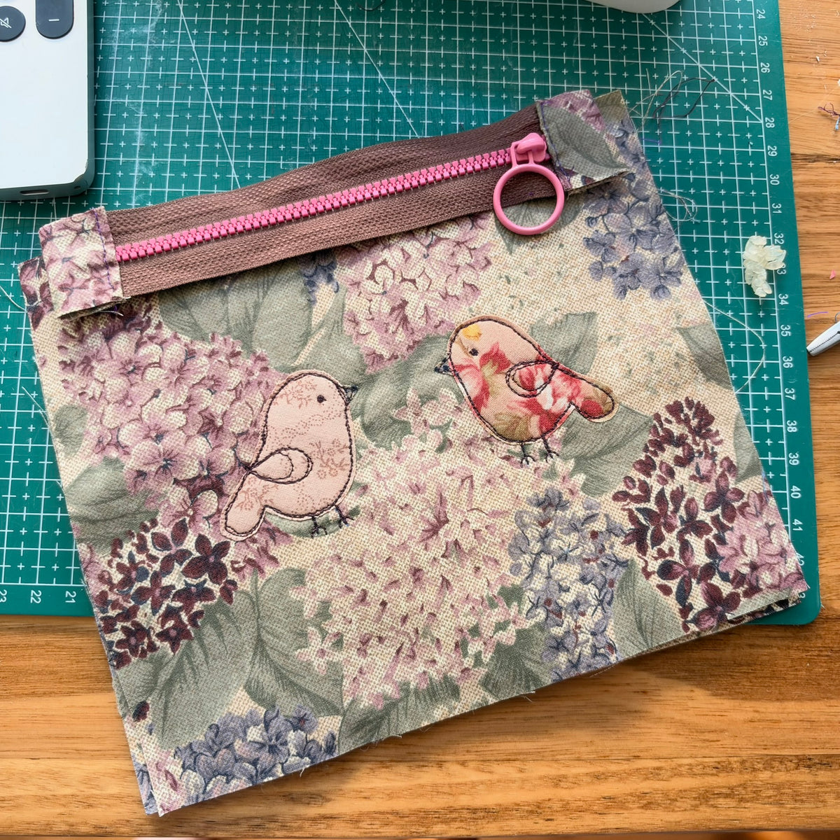 Handmade zip bags