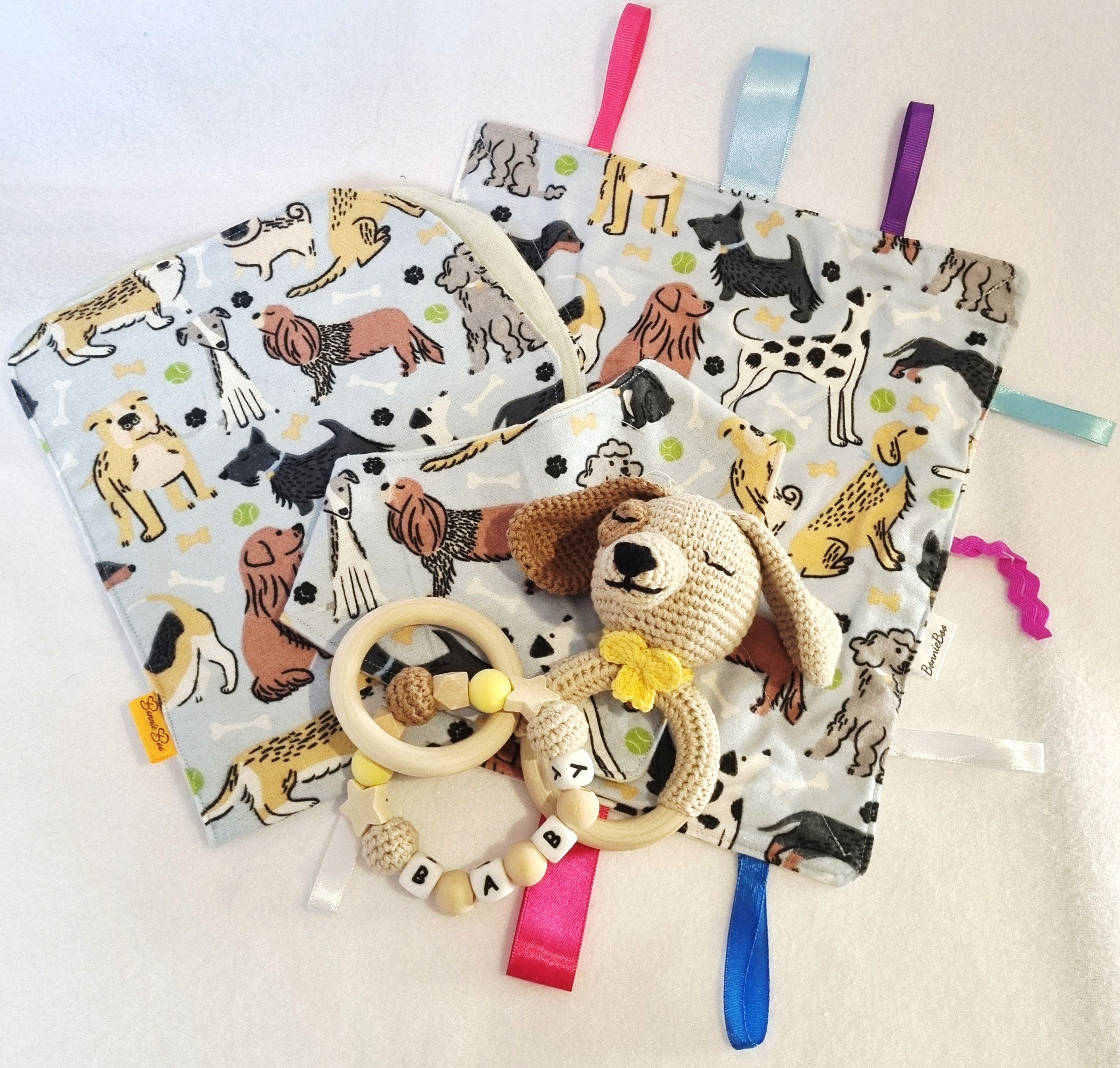 Baby Shower Gift Set | Puppy Themed | various styles| Handcrafted - BB02