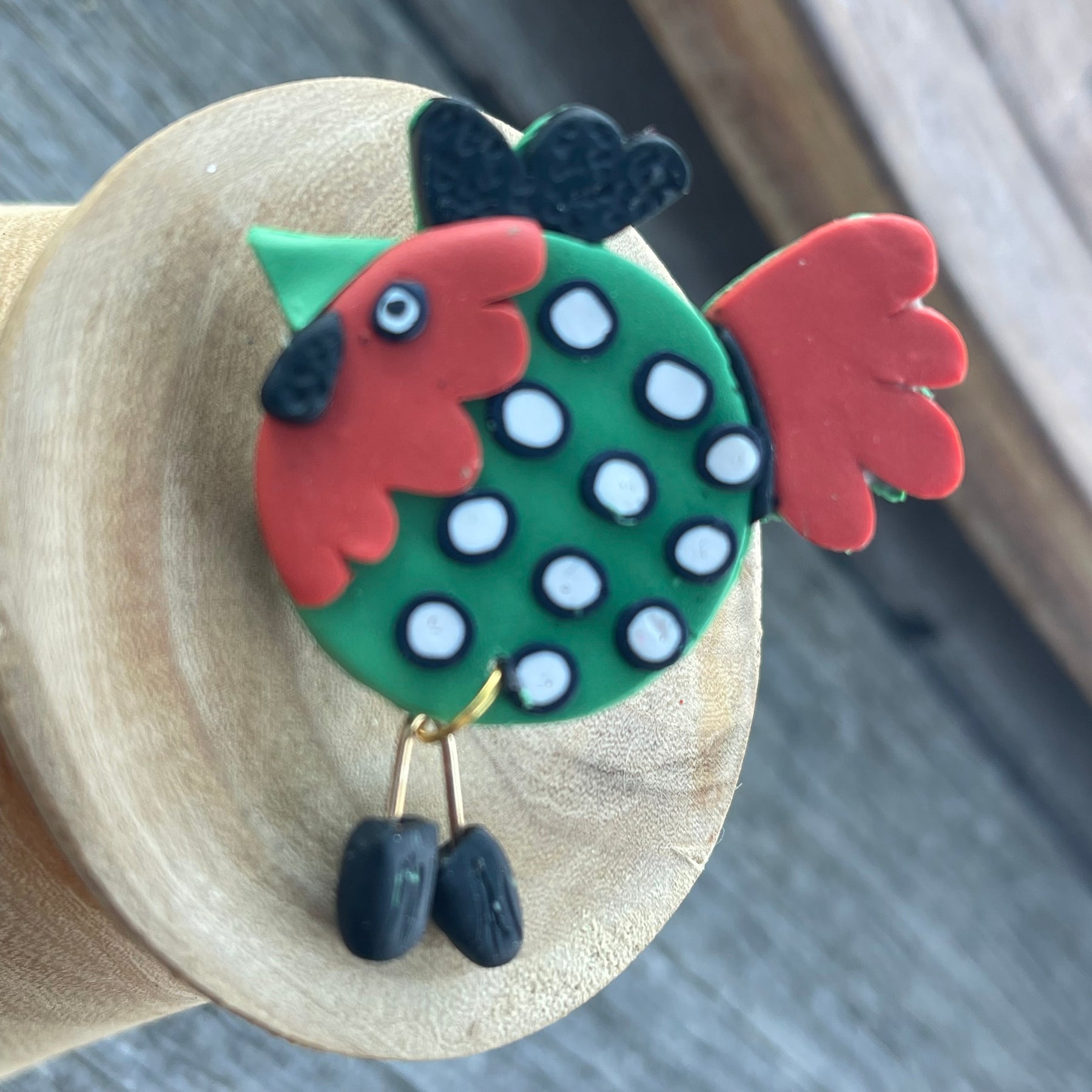 Chicken Brooch