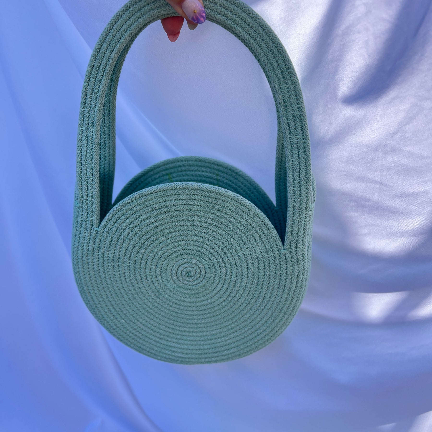 Mint Round Crossbody Bag