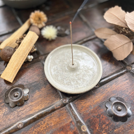 White Incense Holder