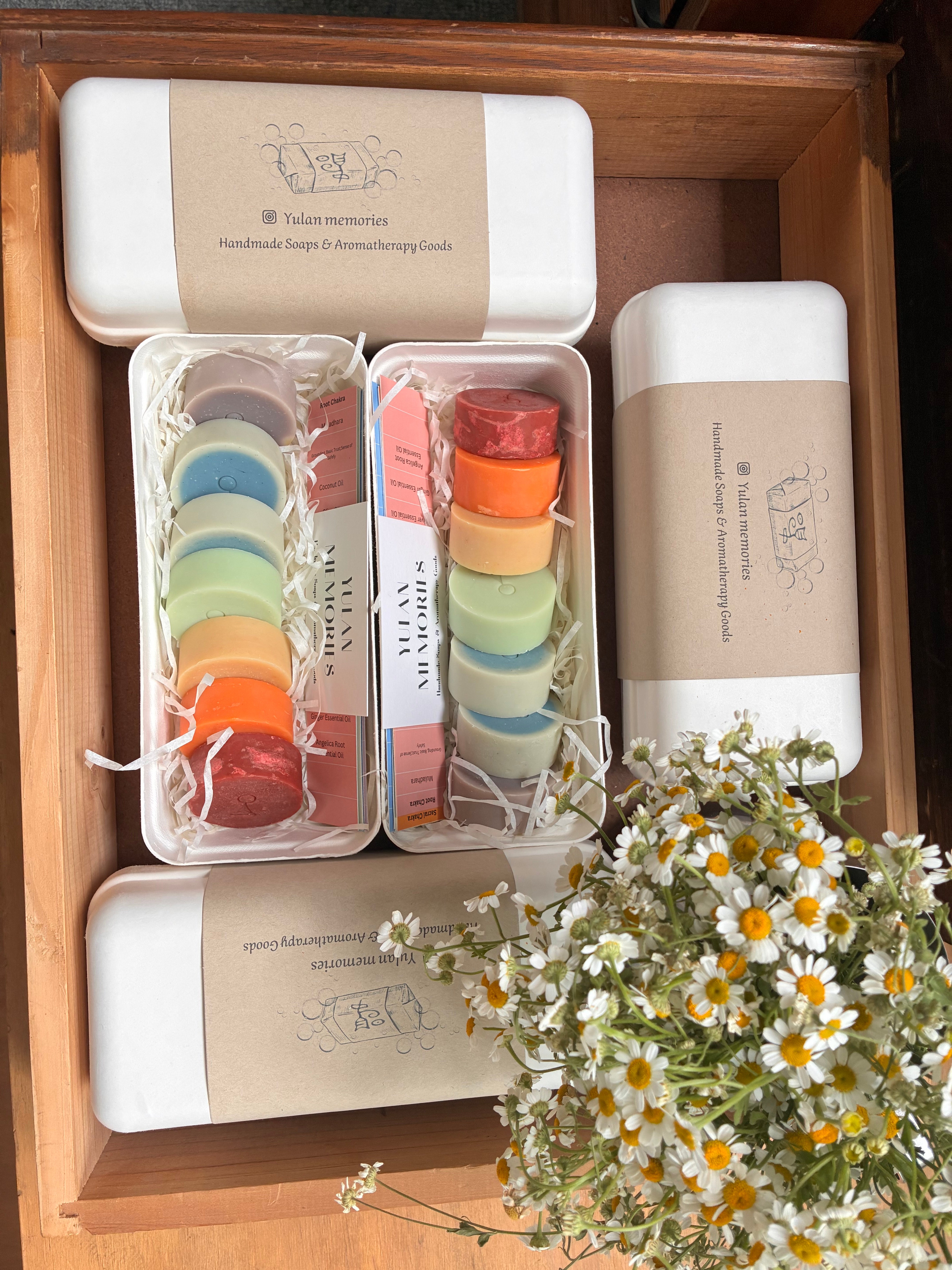 Chakra Soap Set|Seven Chakra Soap | mindfulness & Energy