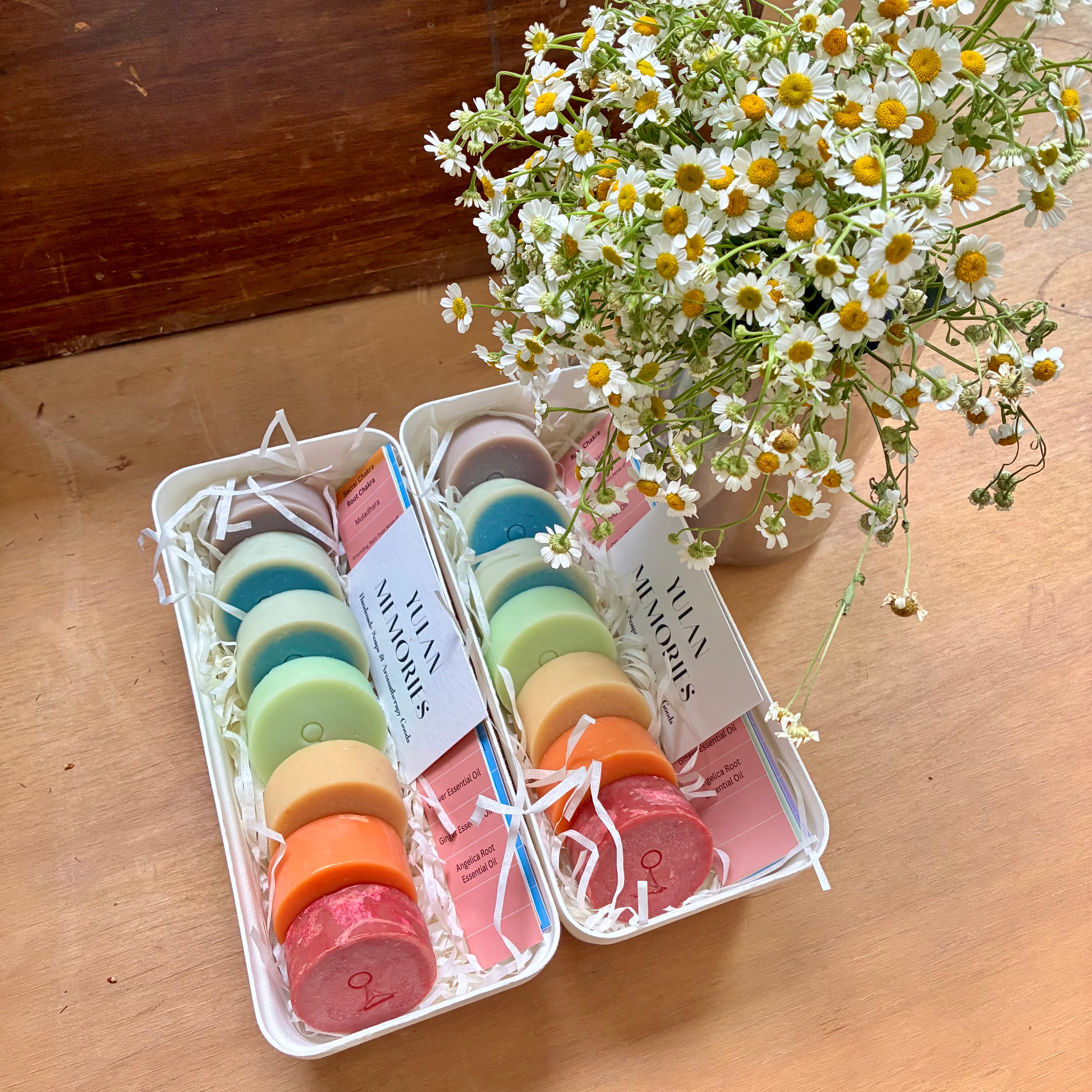 Chakra Soap Set|Seven Chakra Soap | mindfulness & Energy