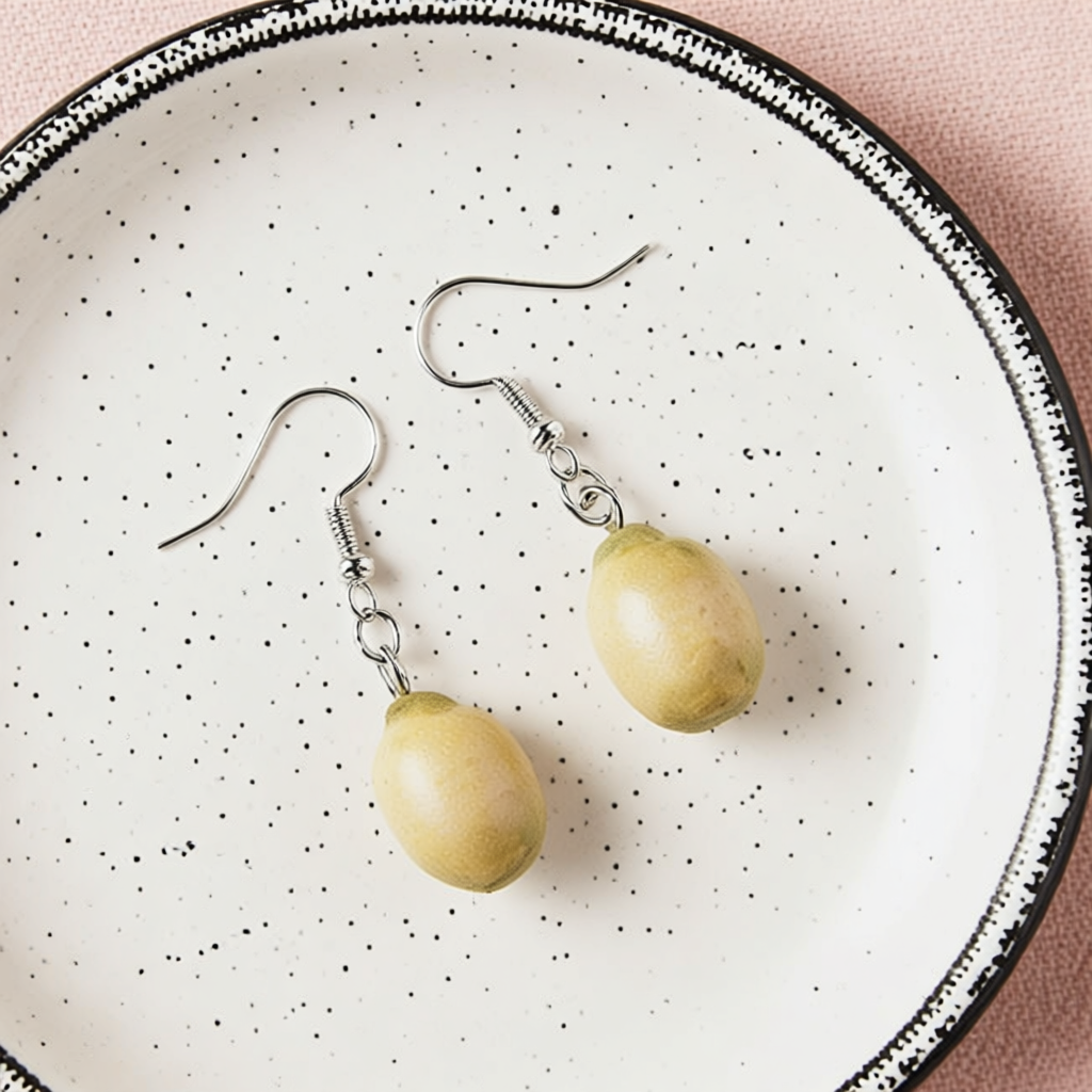 Novelty Miniature Food Earrings - Biscuits, Pancakes, Muffins, Hotdogs, donuts, lemons