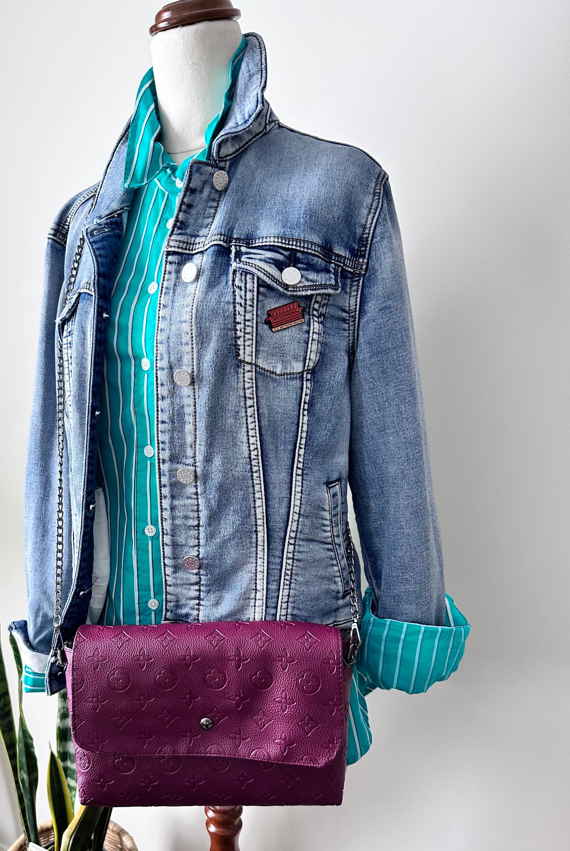 Plum Crush Crossbody Bag