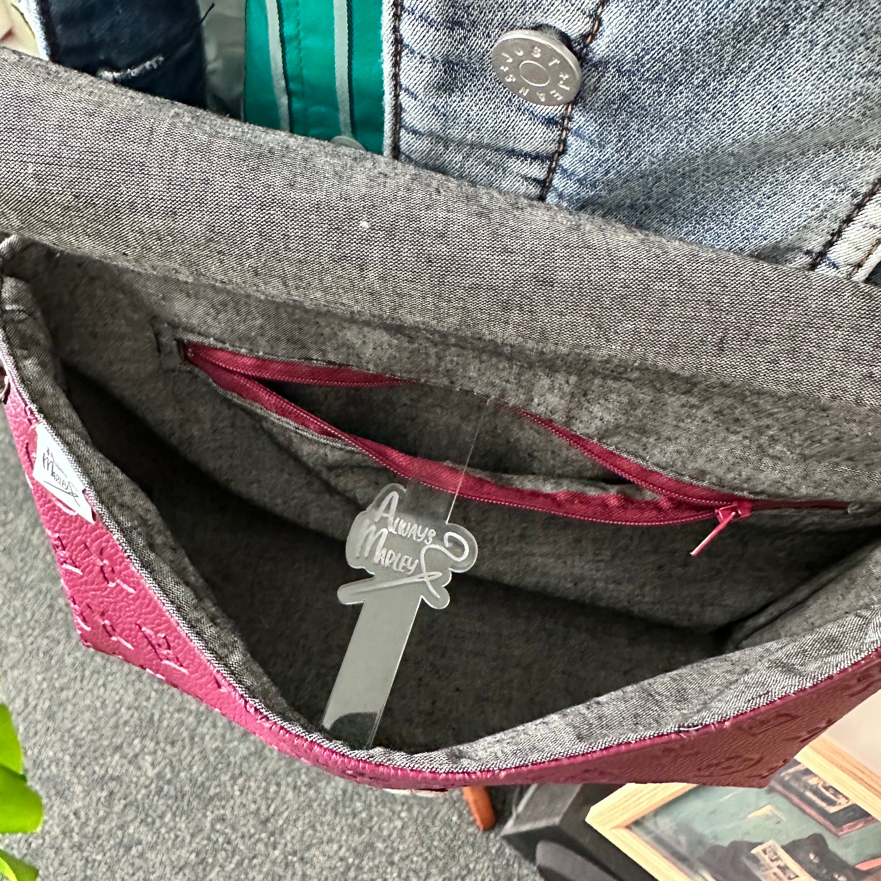 Plum Crush Crossbody Bag