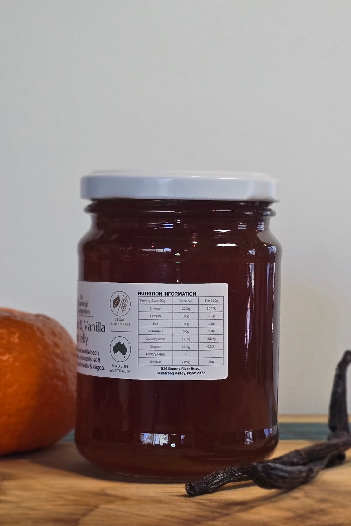 Mandarin & Vanilla Bean Jelly