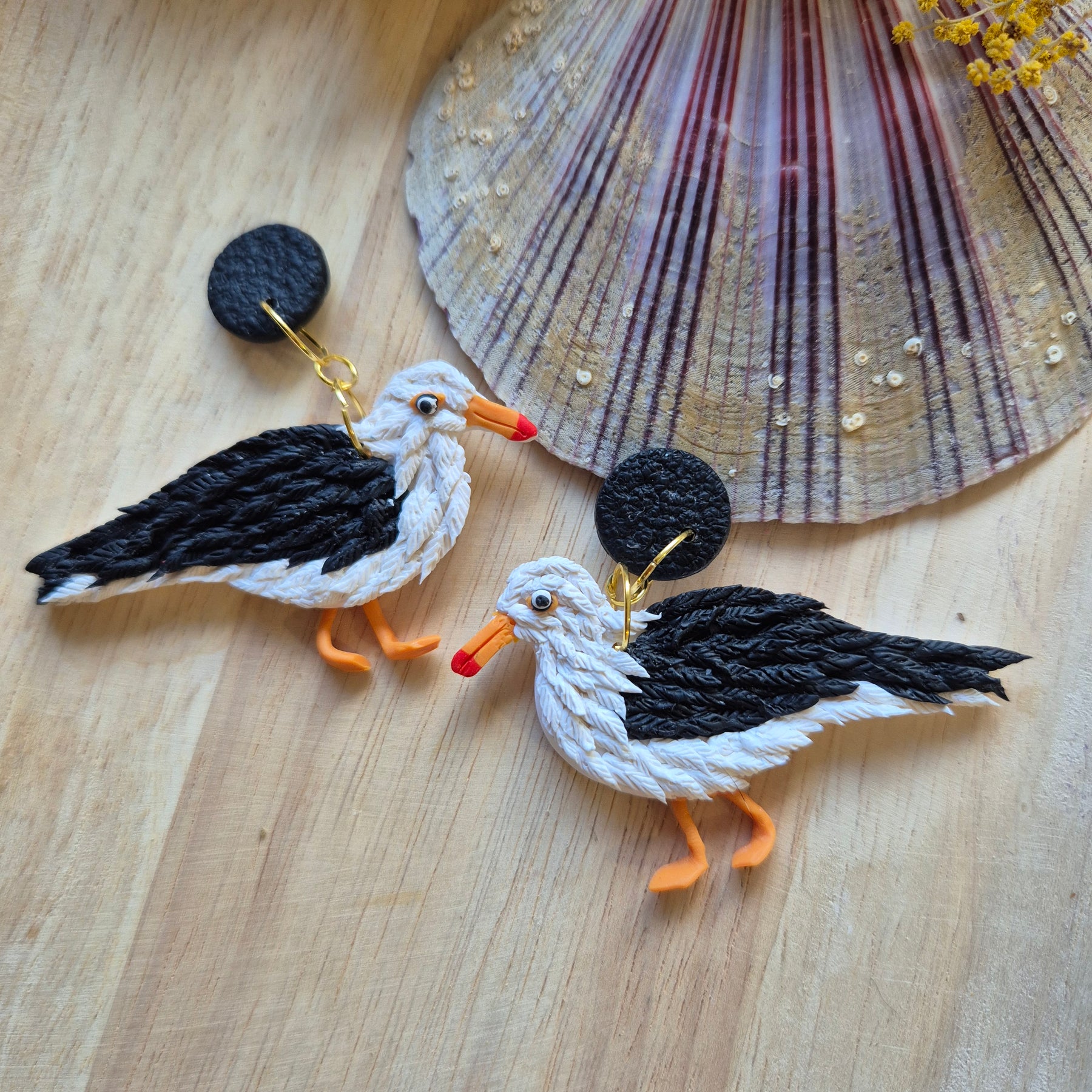 Seagull Dangle Earrings