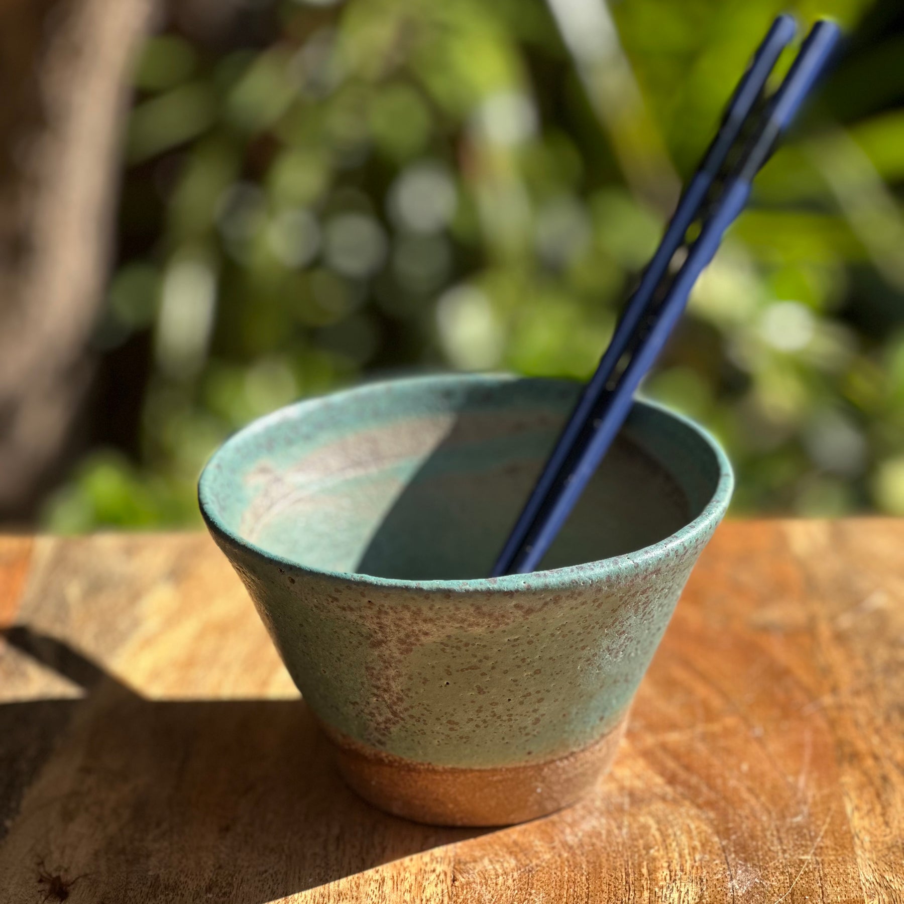 After the Storm Bowl | Dark Stoneware | Ramen Noodles