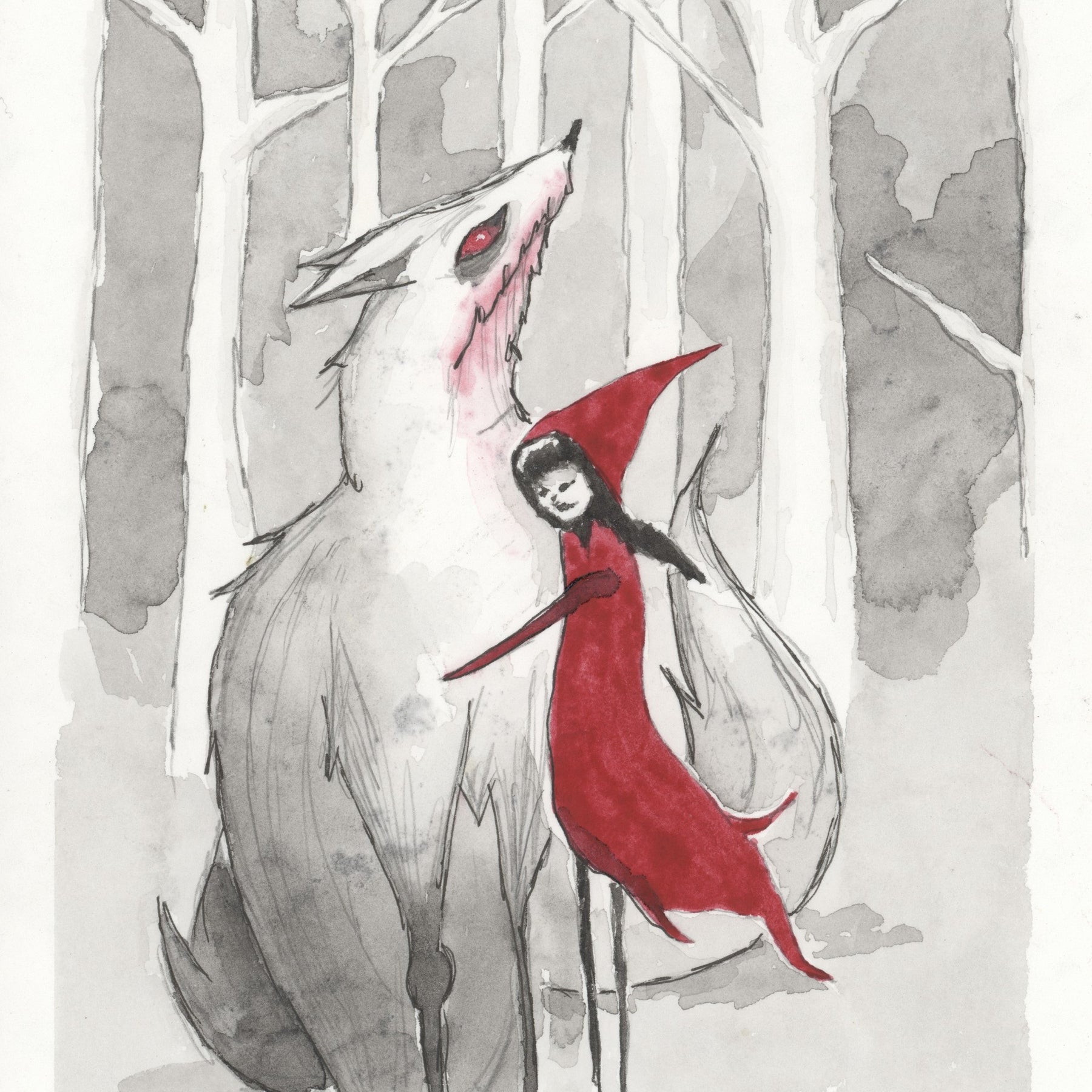 RED SERIES COMPLETE BUNDLE 4X6 PRINTS - TANGLED ROSE ART