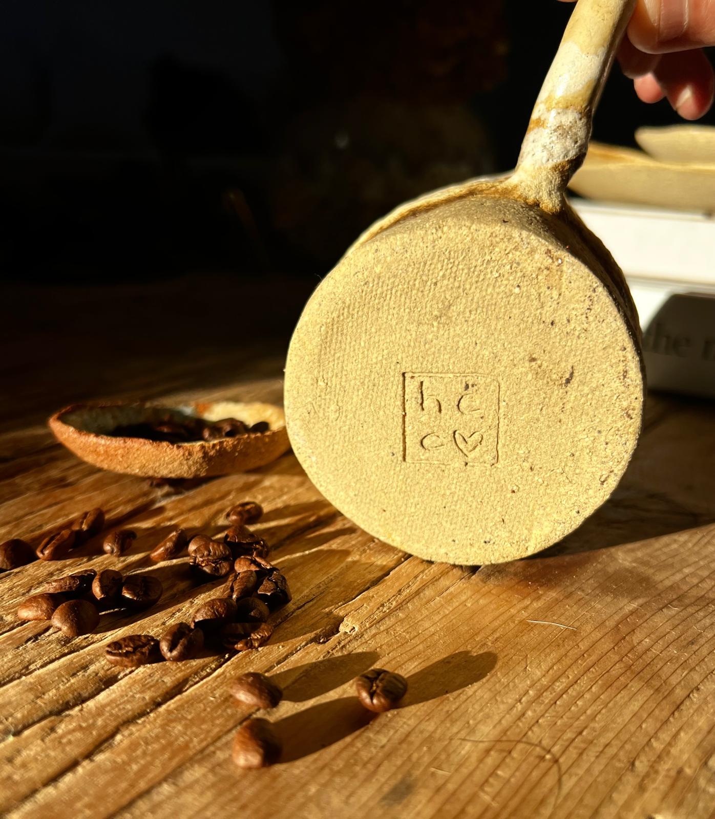 Handmade Ceramic Coffee Mug | earthy • textured • stoneware cup