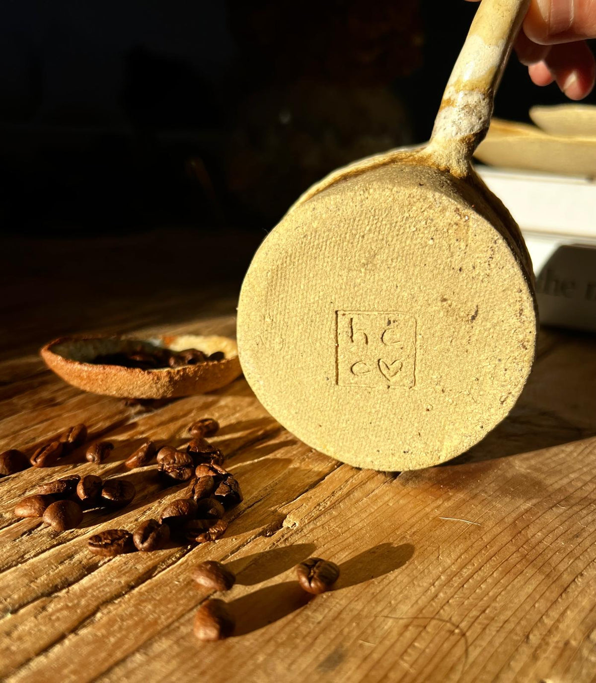 Handmade Ceramic Coffee Mug | earthy • textured • stoneware cup