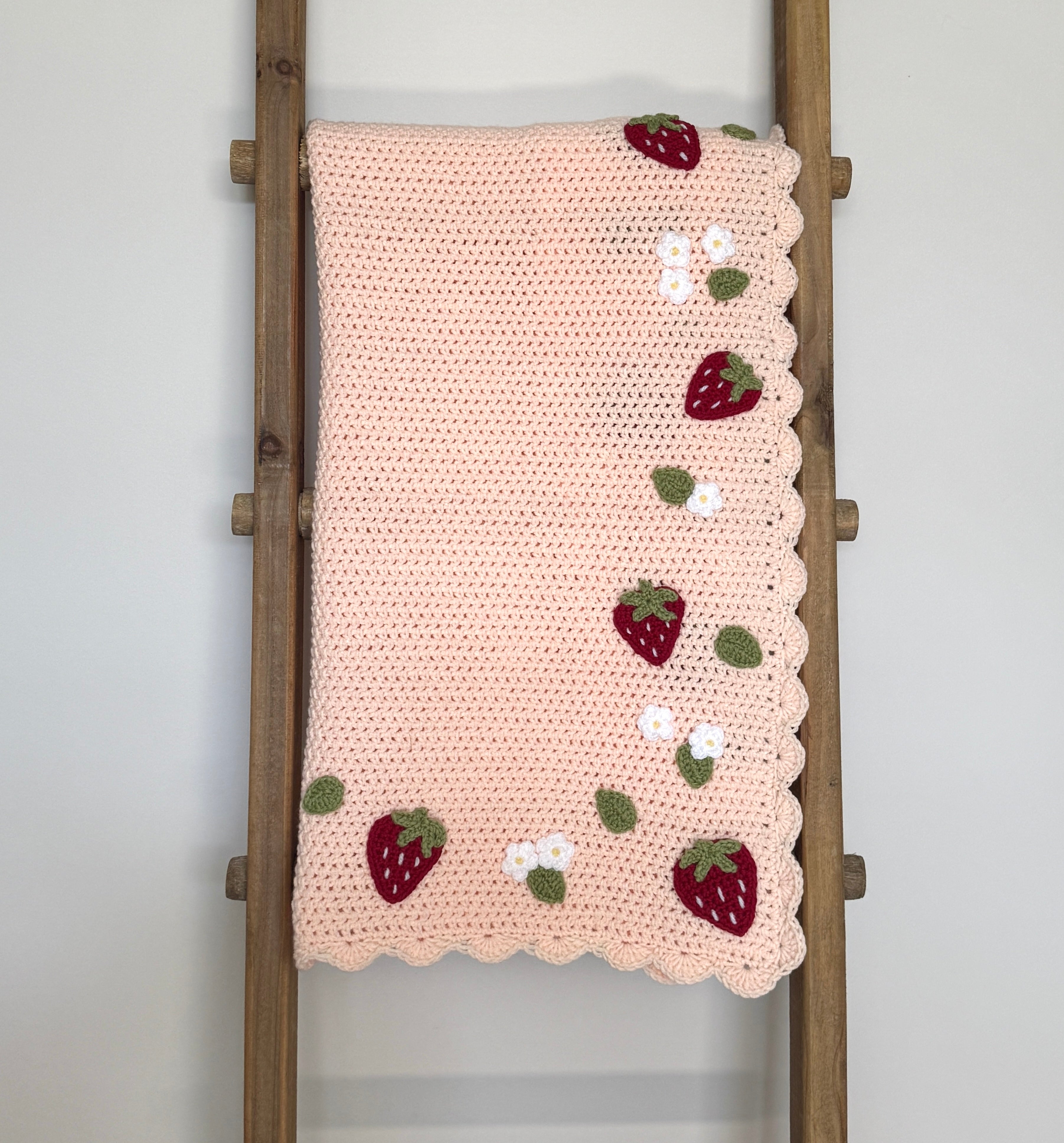 Strawberry Baby Blanket