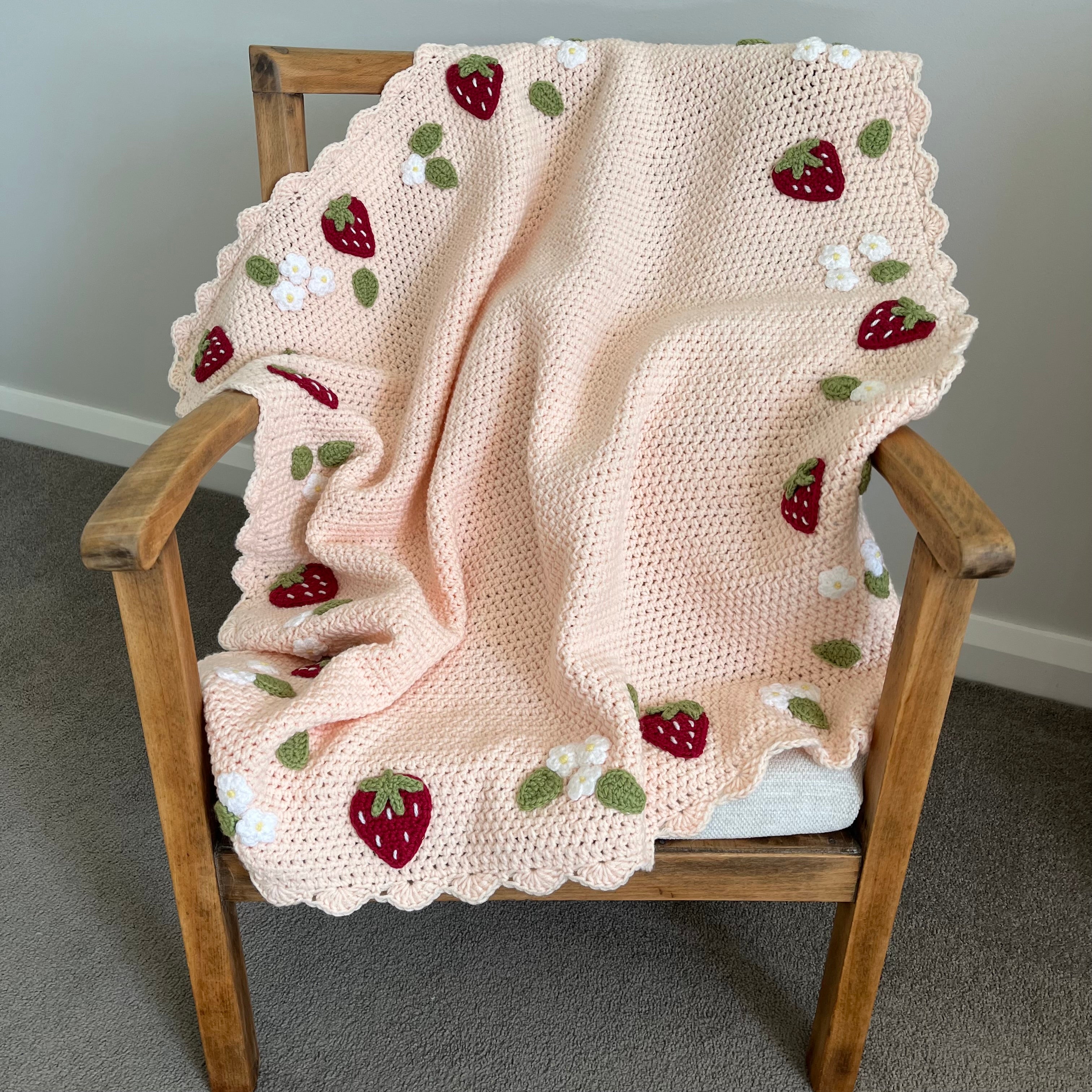 Strawberry Baby Blanket