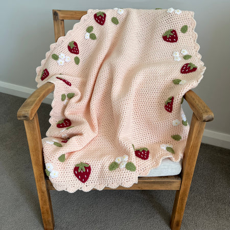 Strawberry Baby Blanket
